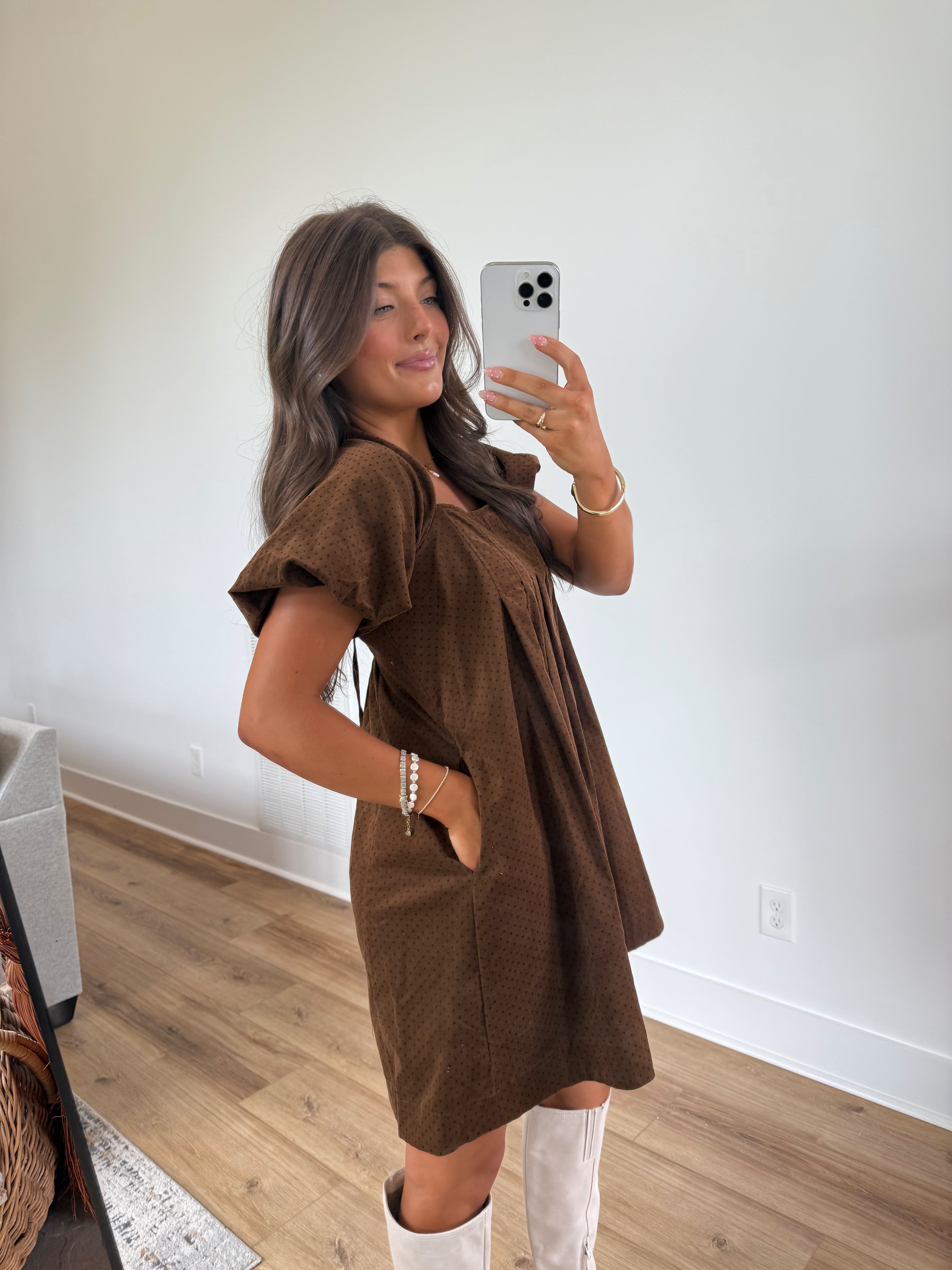 Harlow Polka Dot Mini Dress
