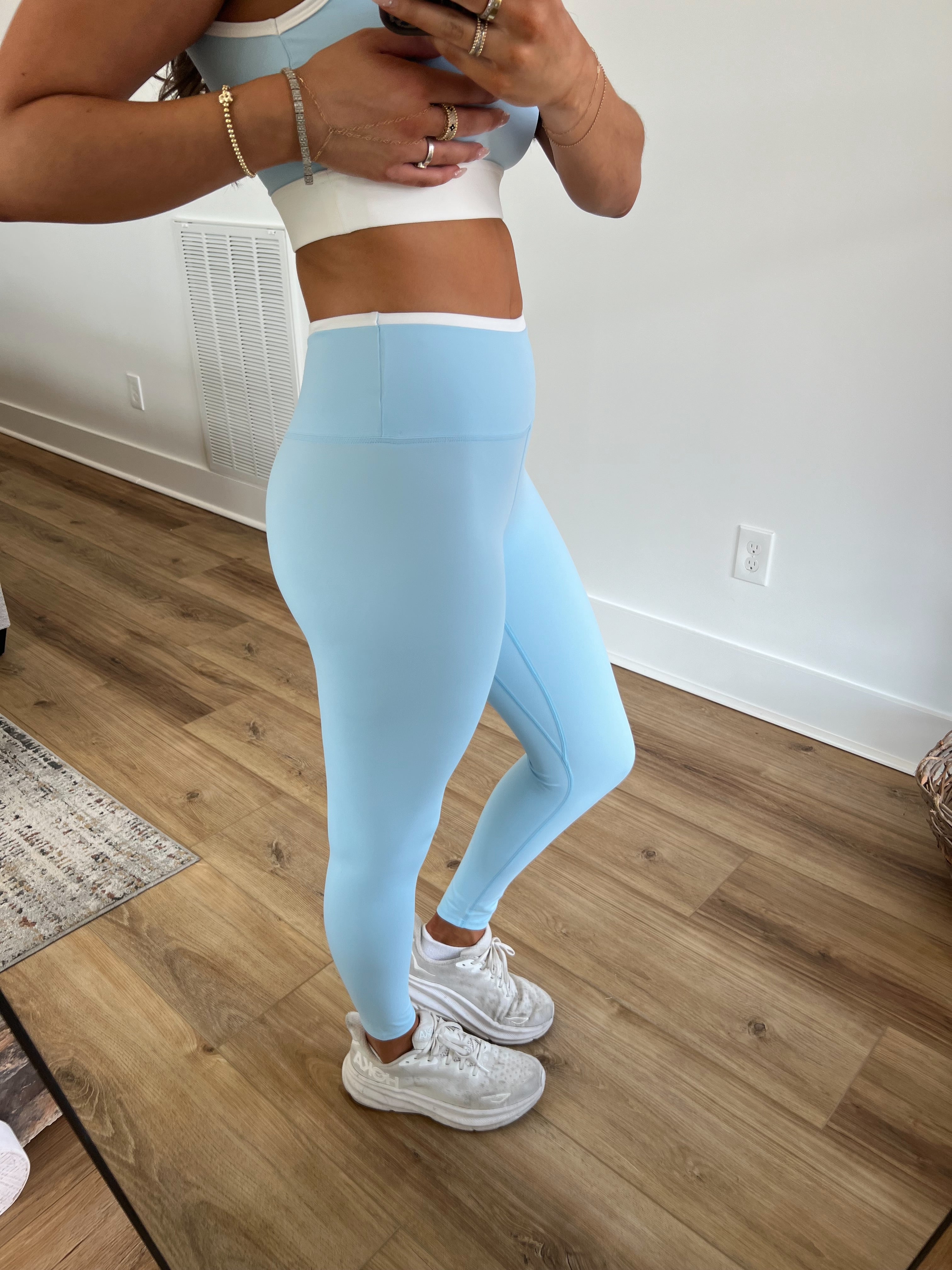 Blueberry Contrast Leggings