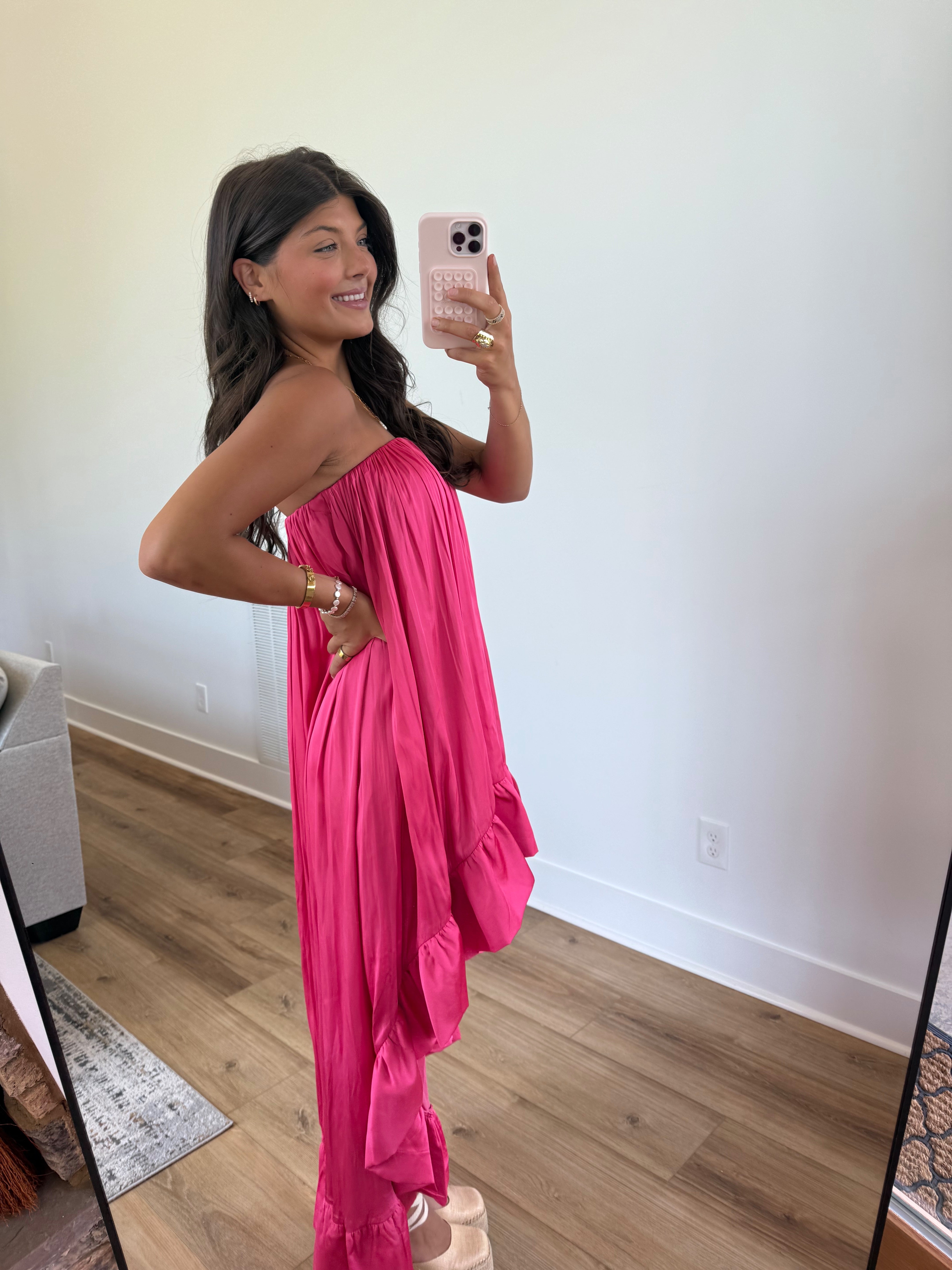 The High Society Dress (Hot Pink)
