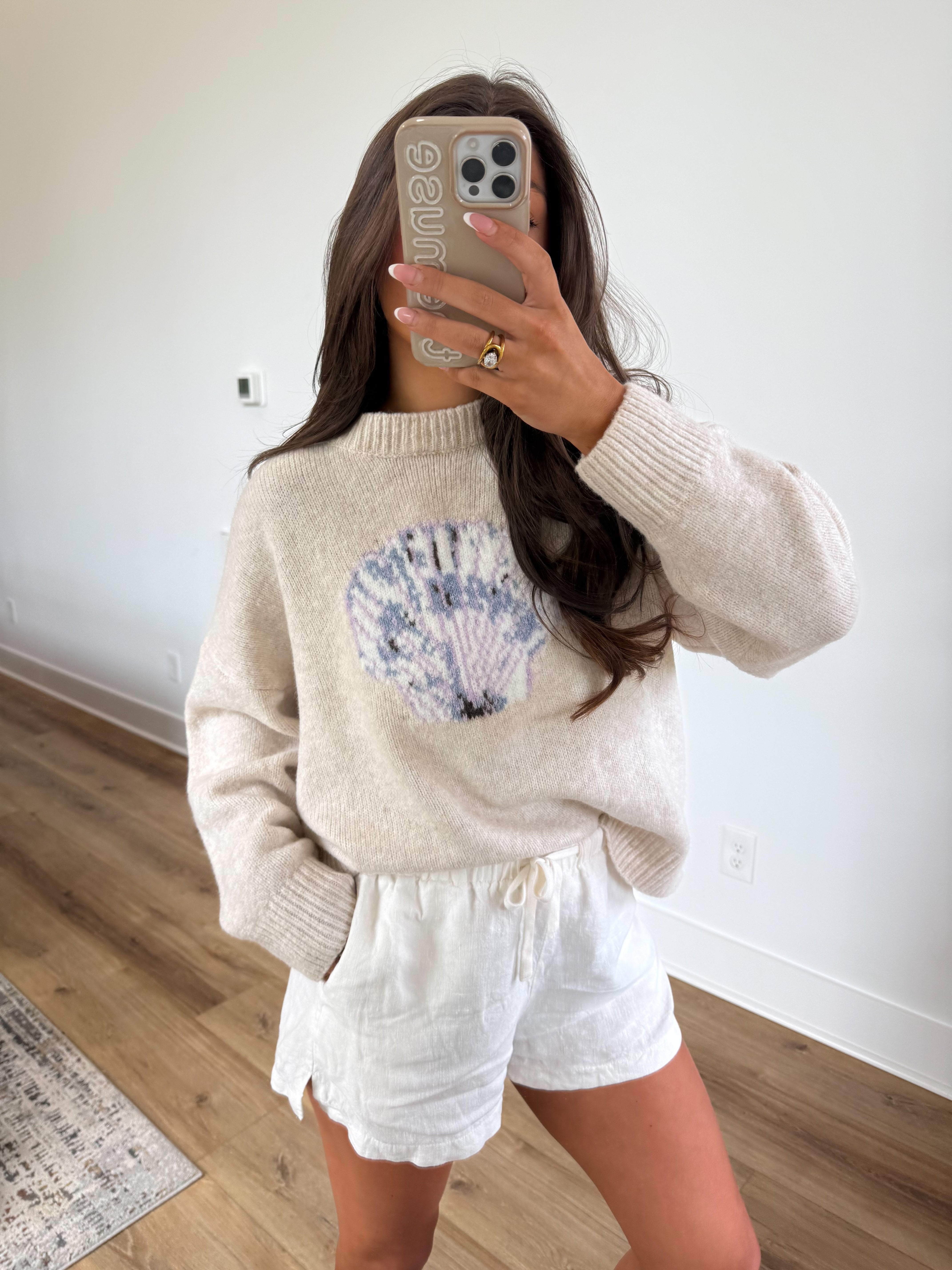 Pearl Shell Sweater