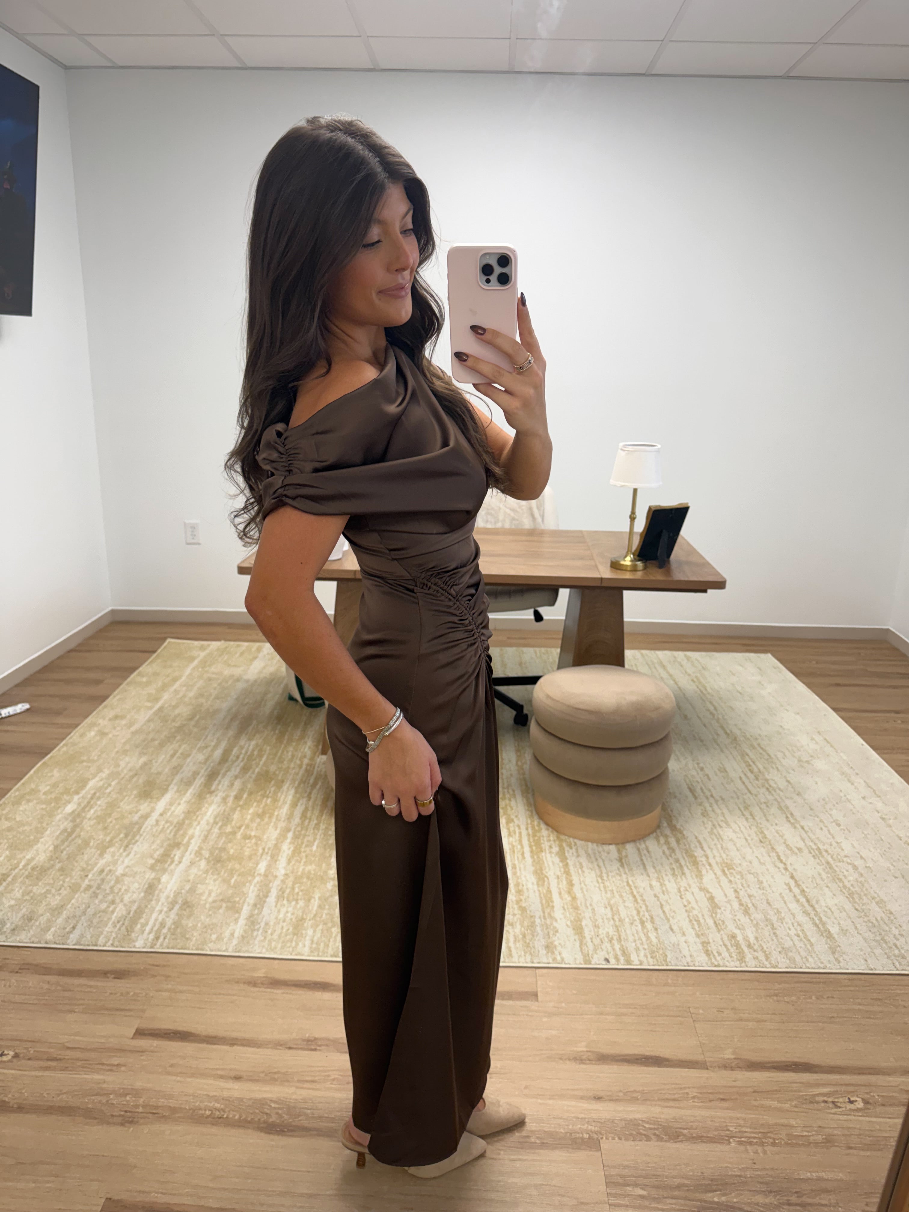 The Espresso Evening Dress