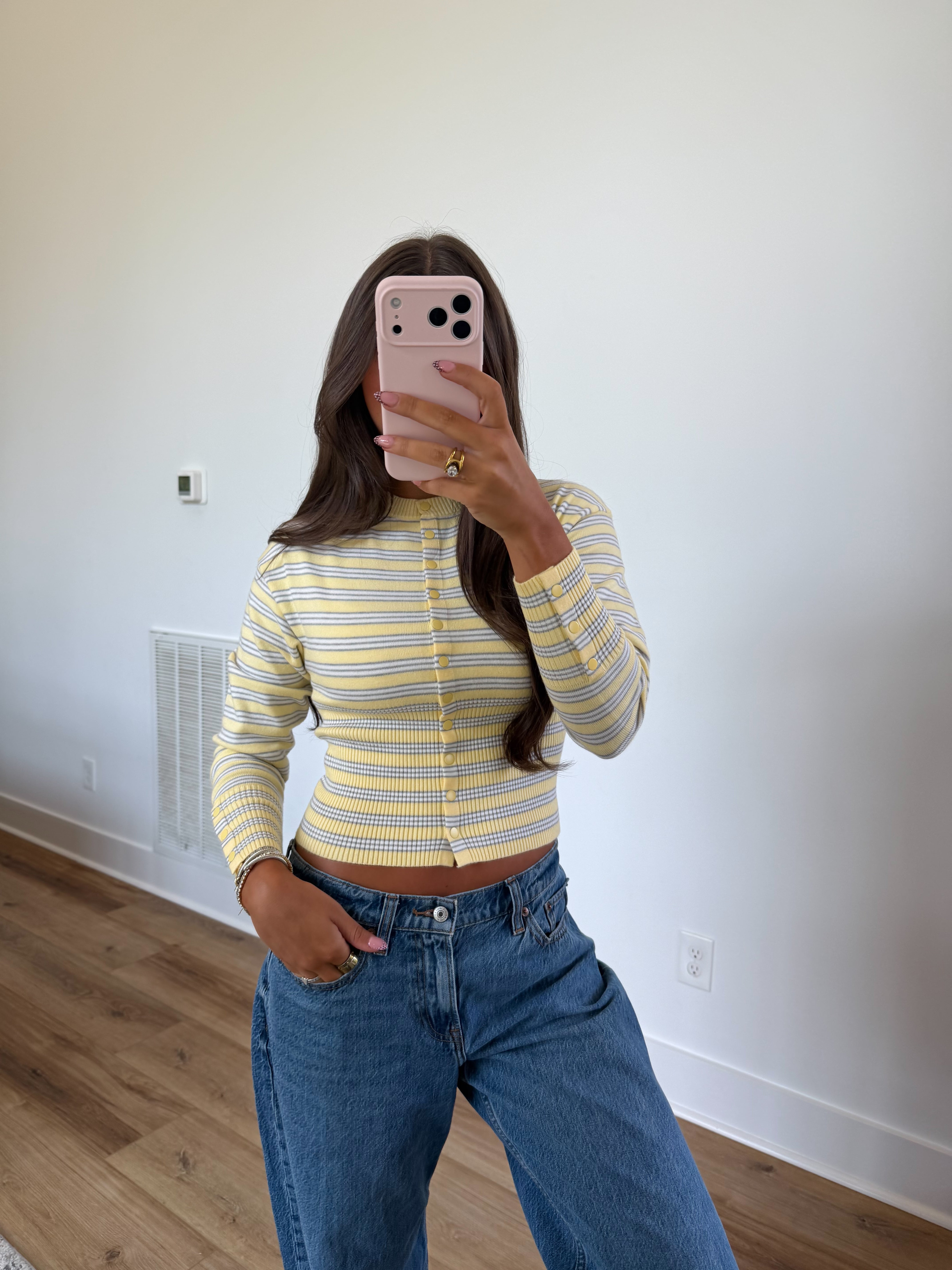 The Annie Cardigan (Yellow)