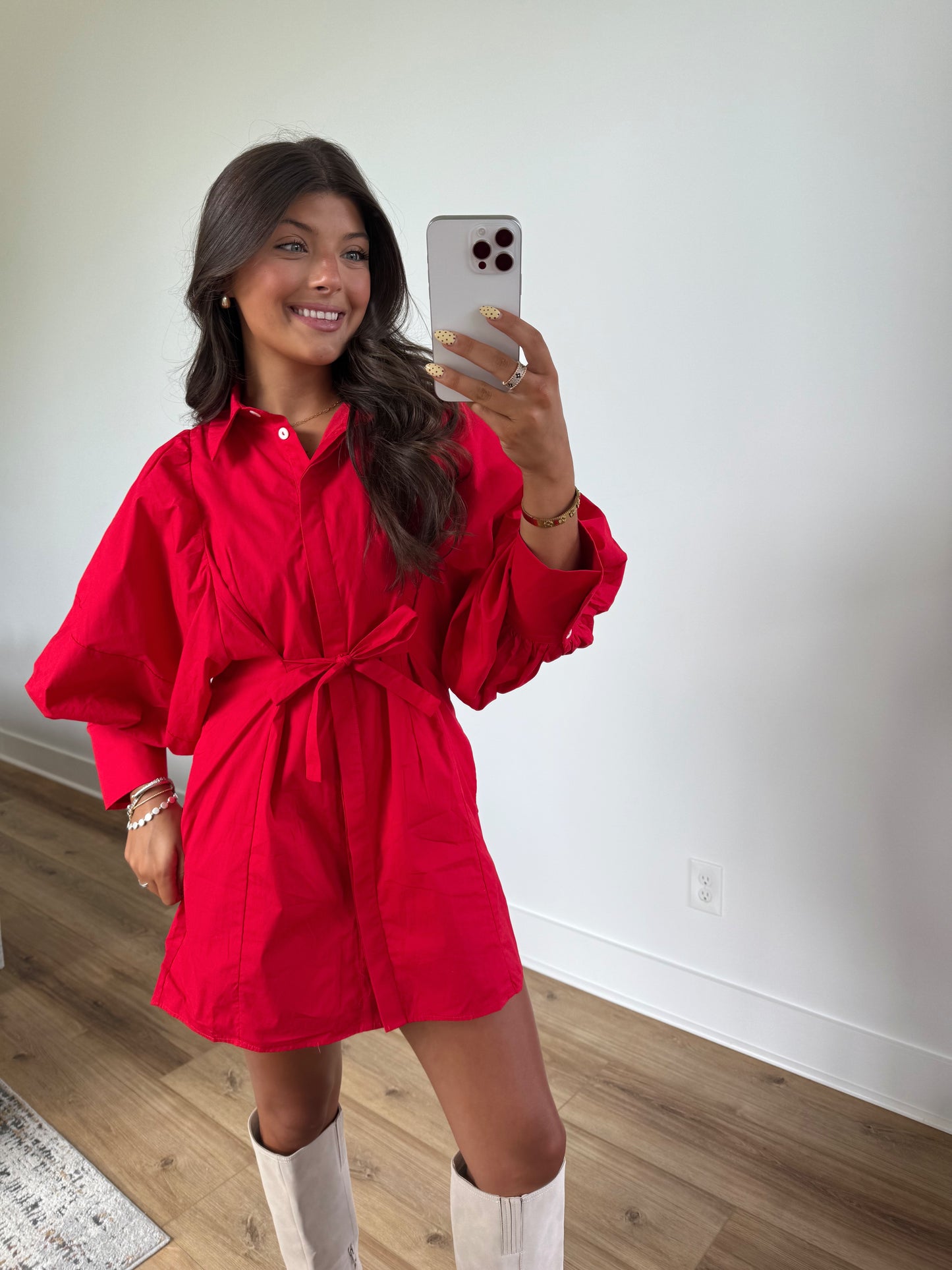 Sunday Morning Dress (Red)