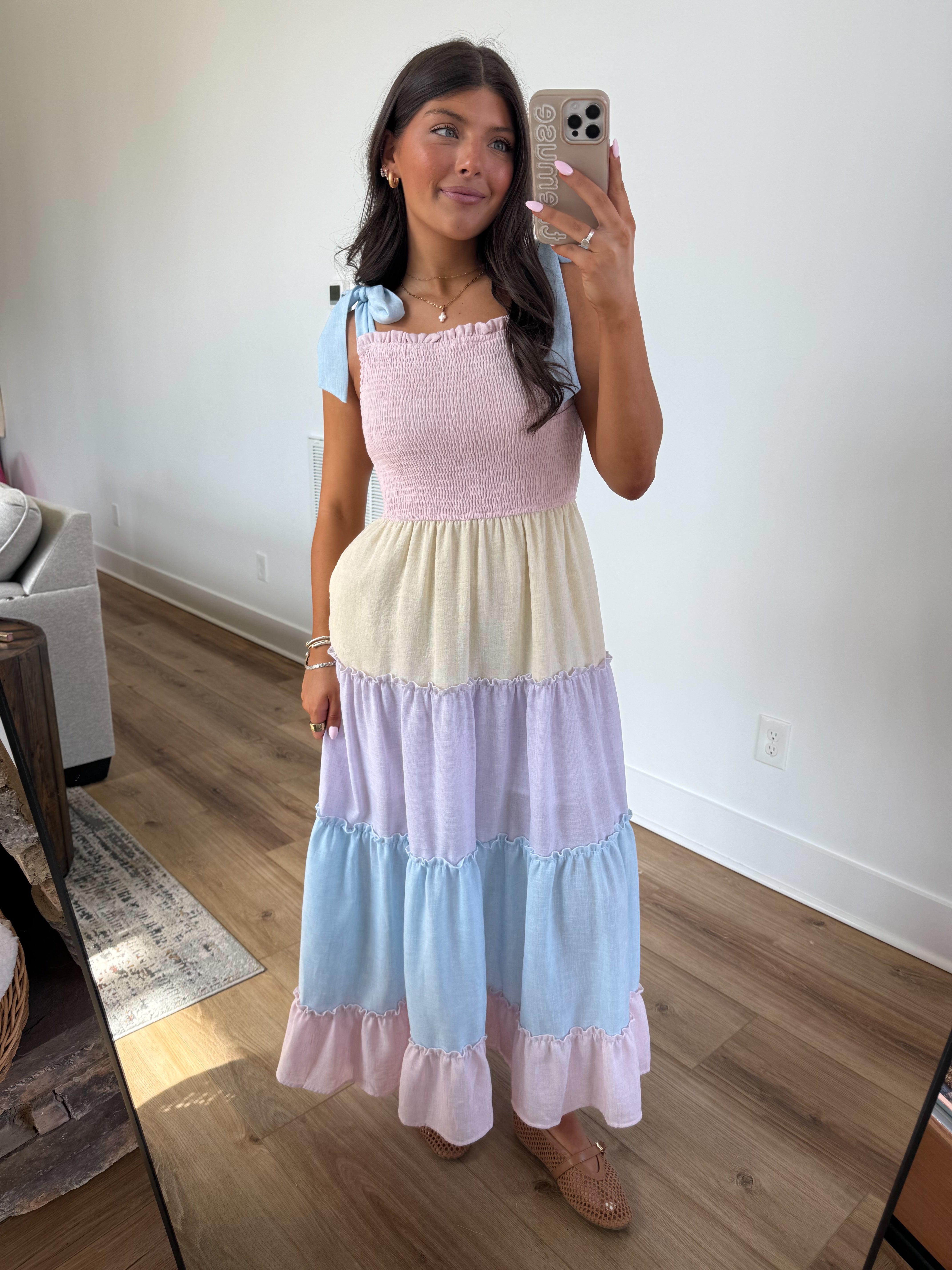 Easter Colors Midi Dress