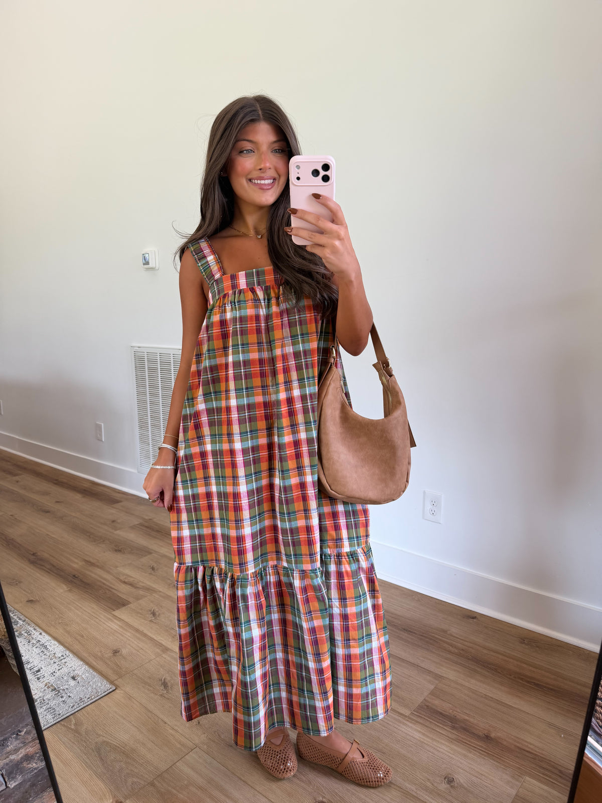 Fun Fall Plaid Maxi