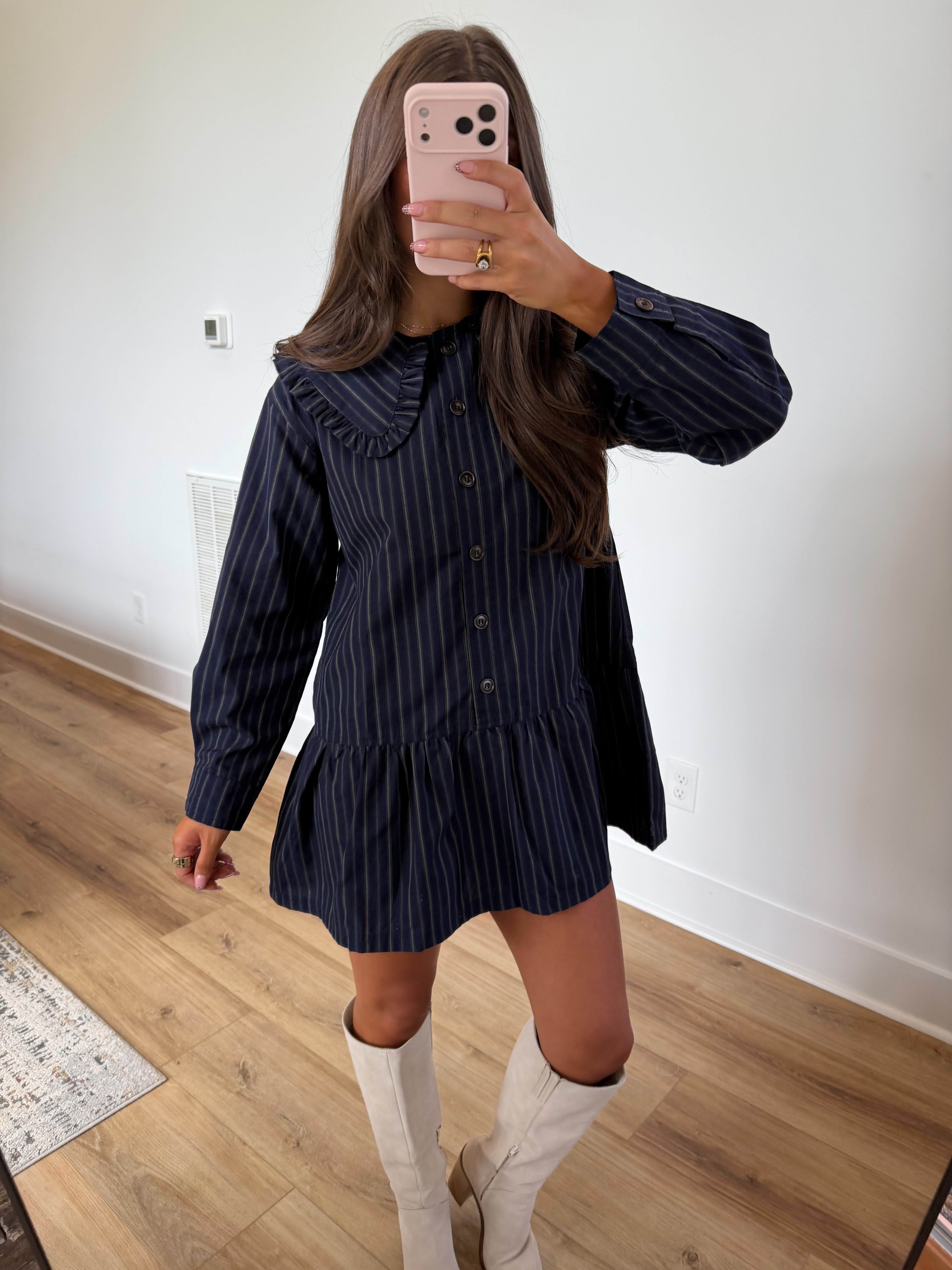 Kylina Collar Mini Dress