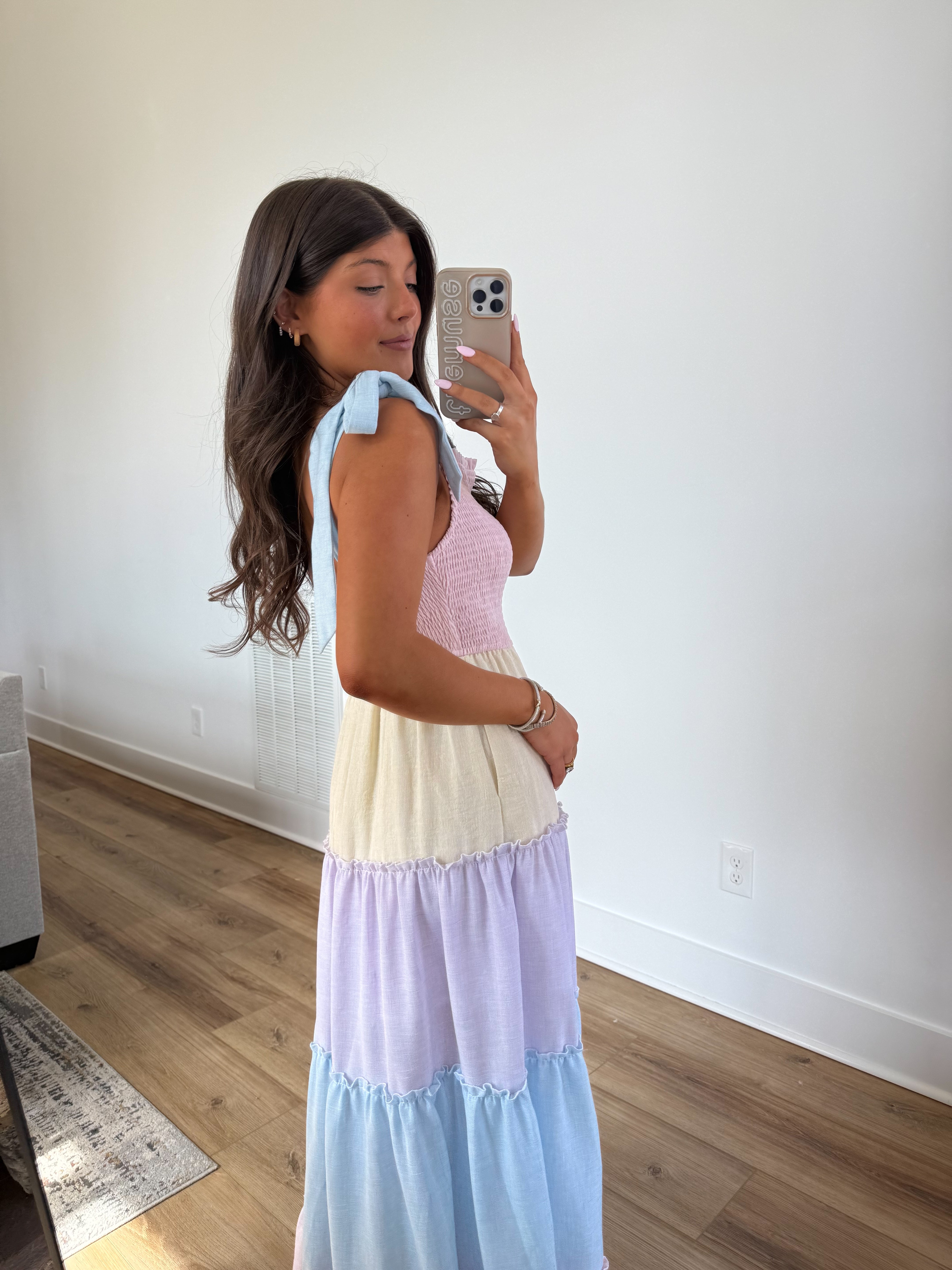 Easter Colors Midi Dress