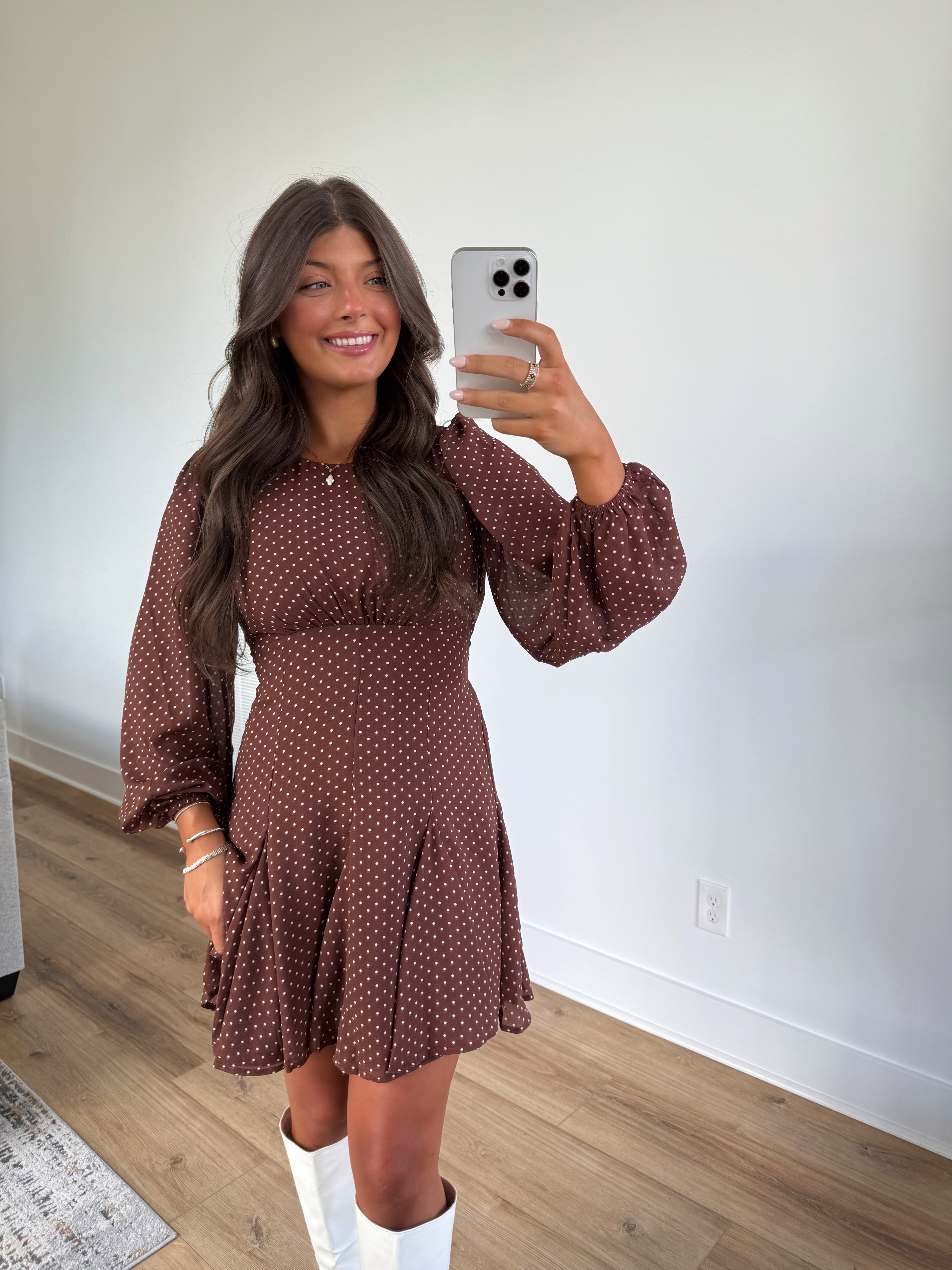 Harlin Polka Dot Mini Dress