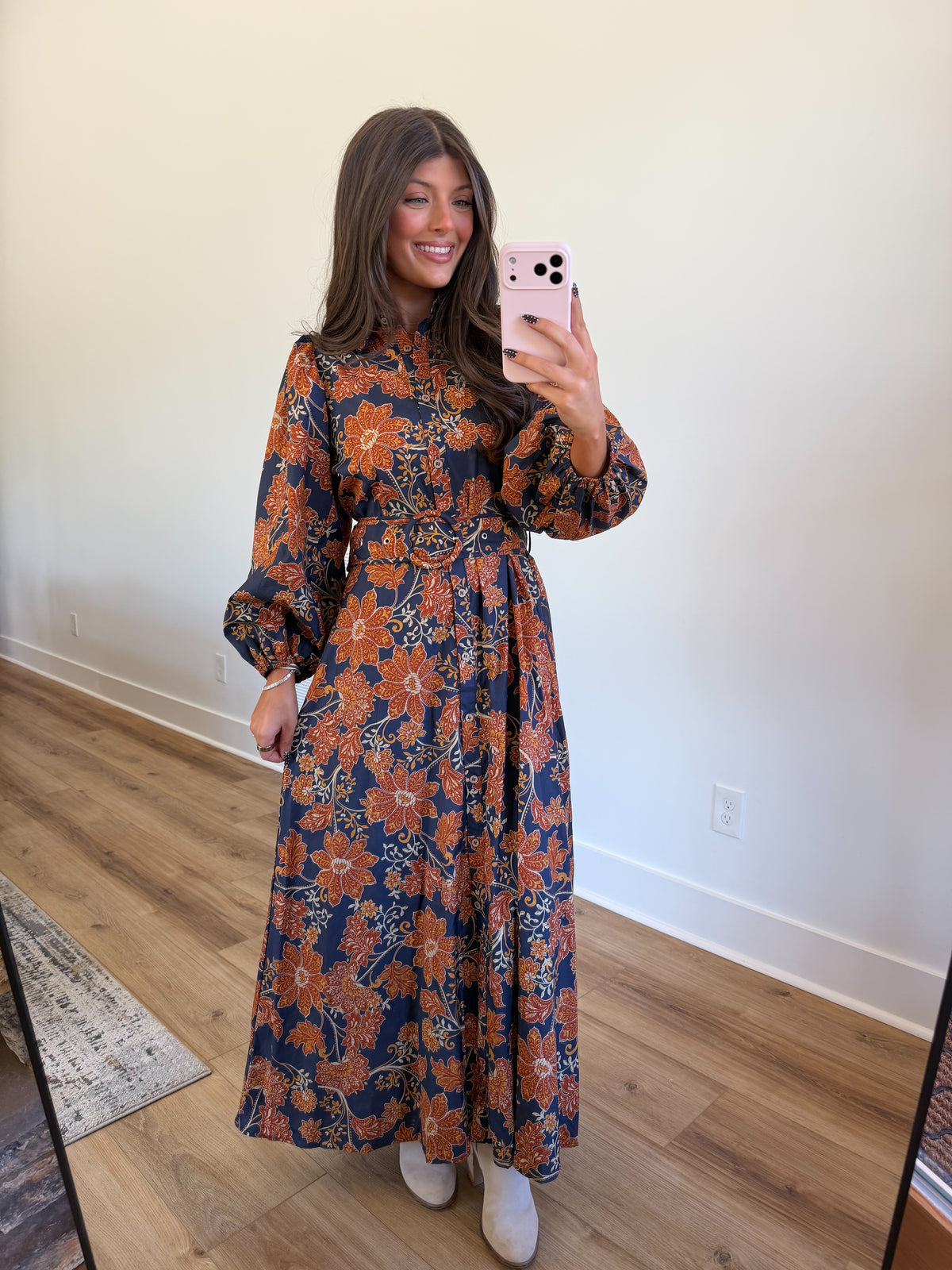 Belted Goldie Maxi Dress