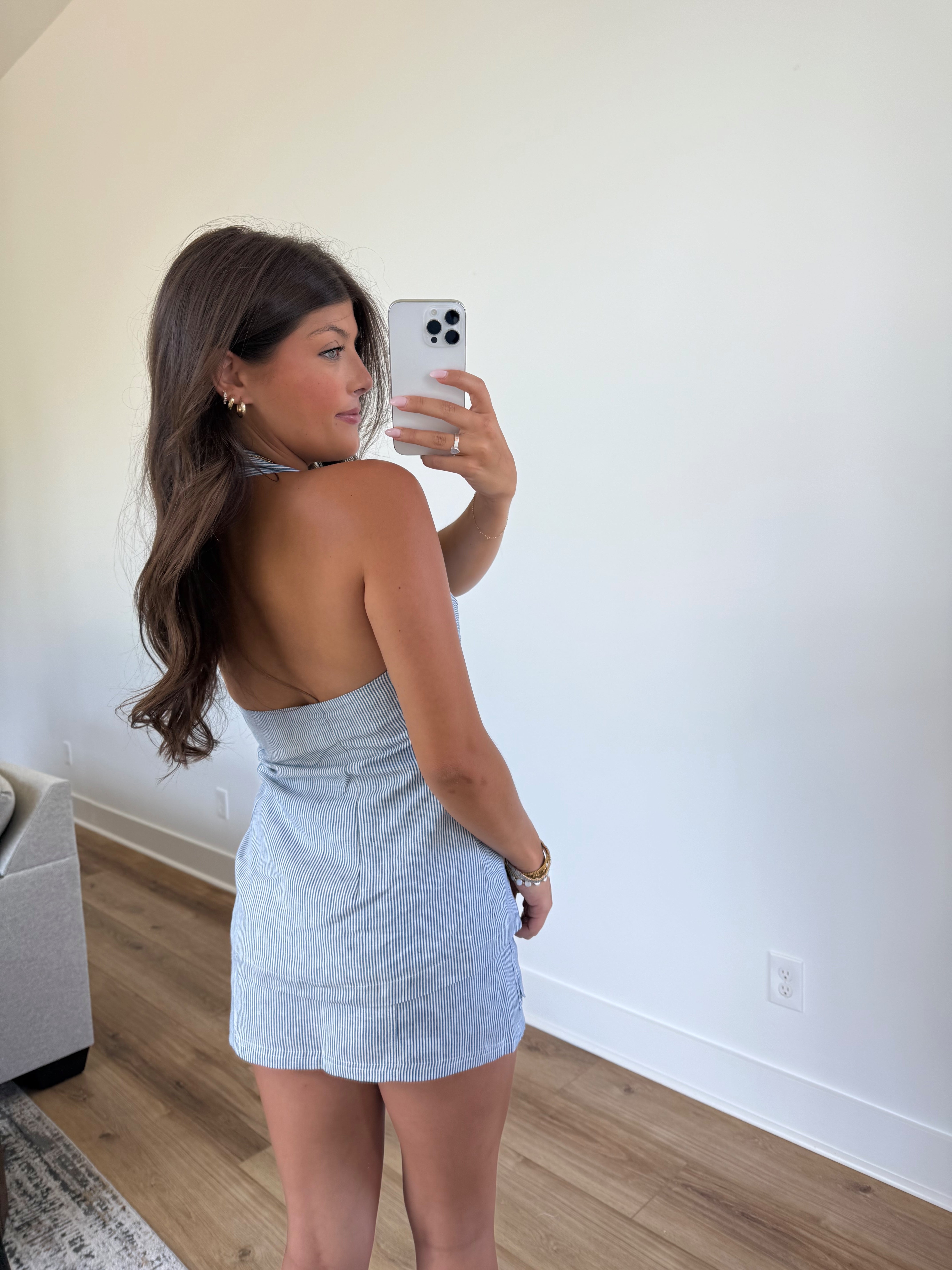 Sailaway Stripe Halter Top