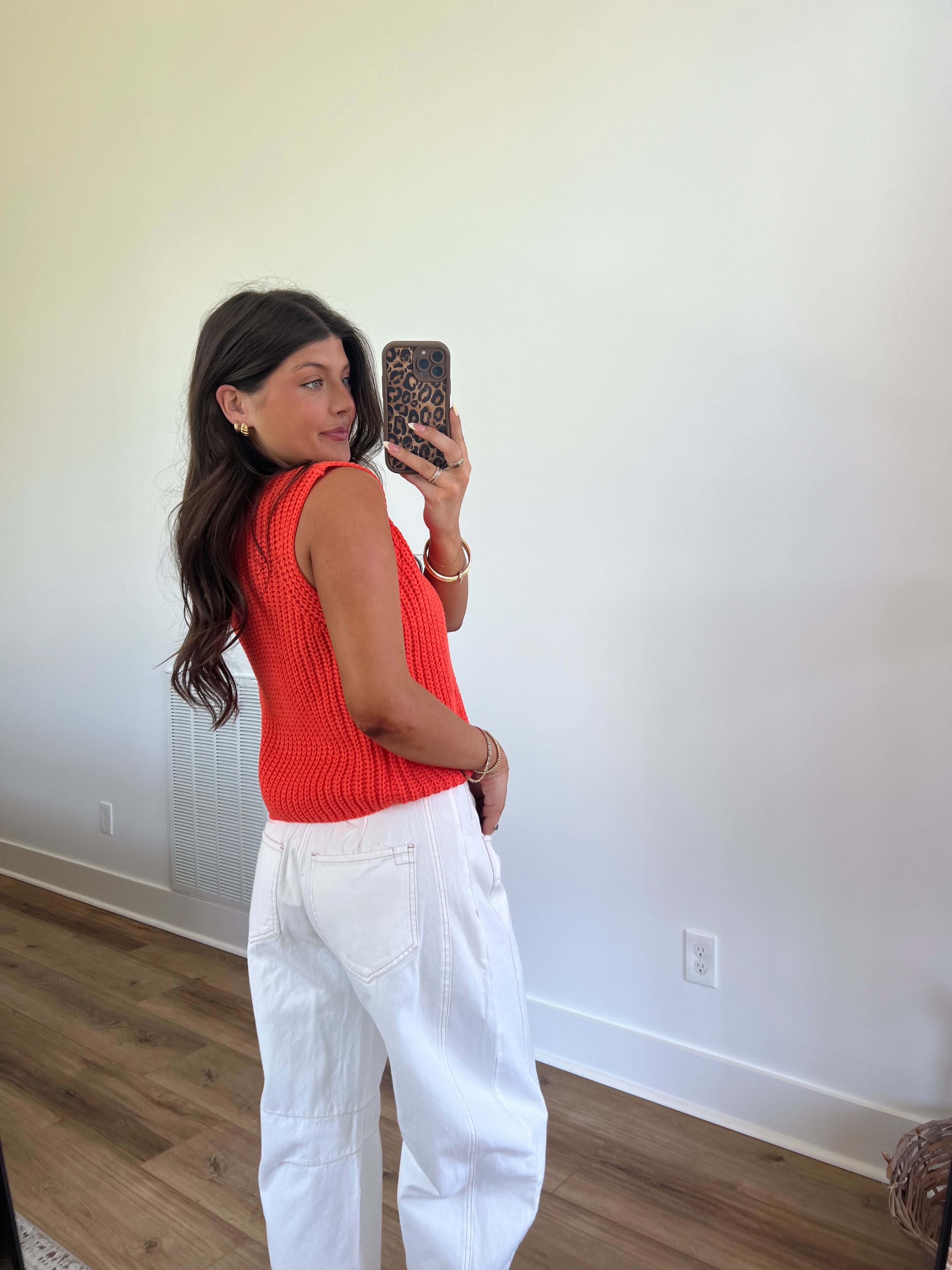 White Denim Barrel Jeans (Restock)