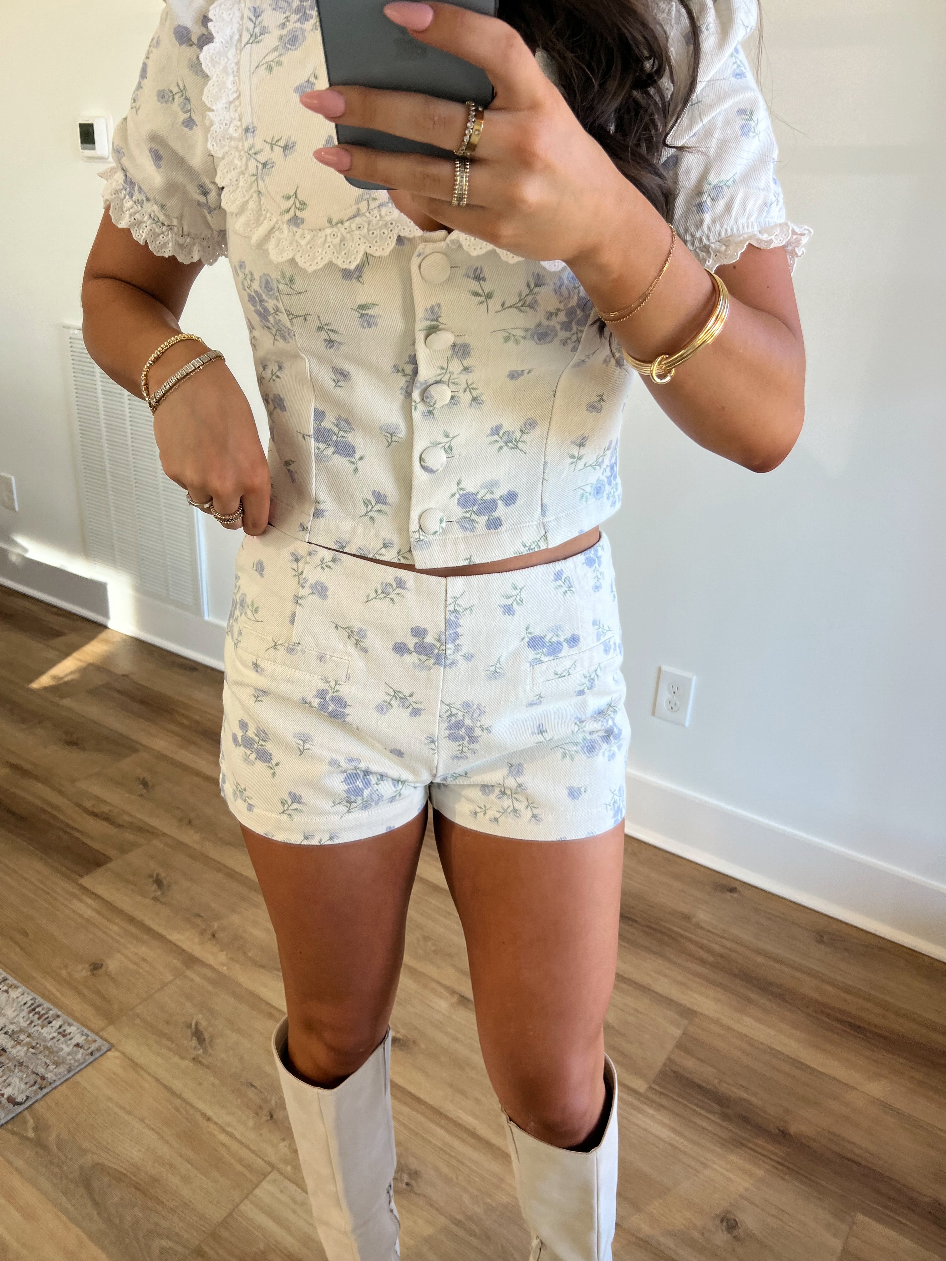 Lana Flower Shorts Set