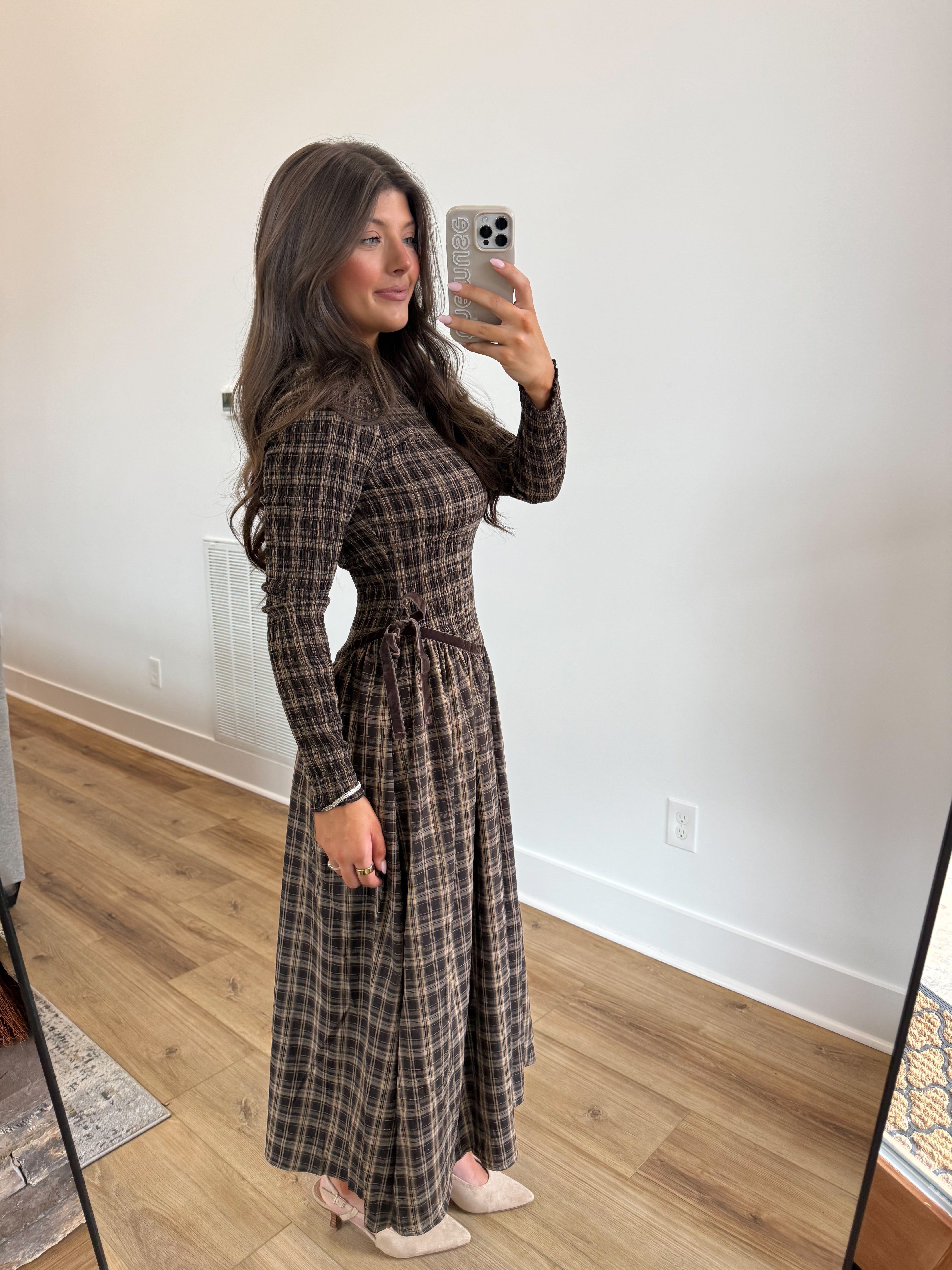The Ribbon & Plaid Midi