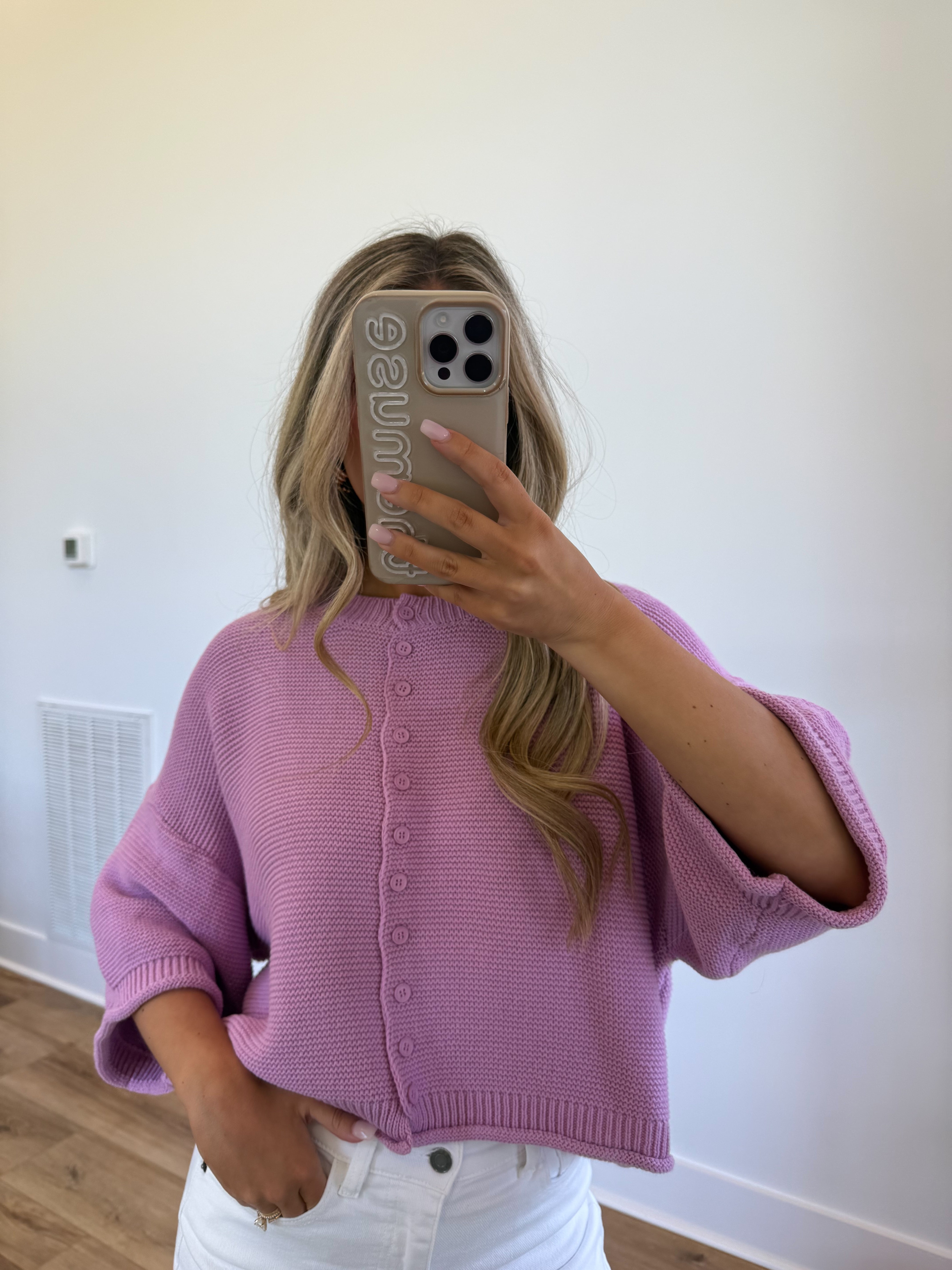 Orchid Cloud Nine Cardigan