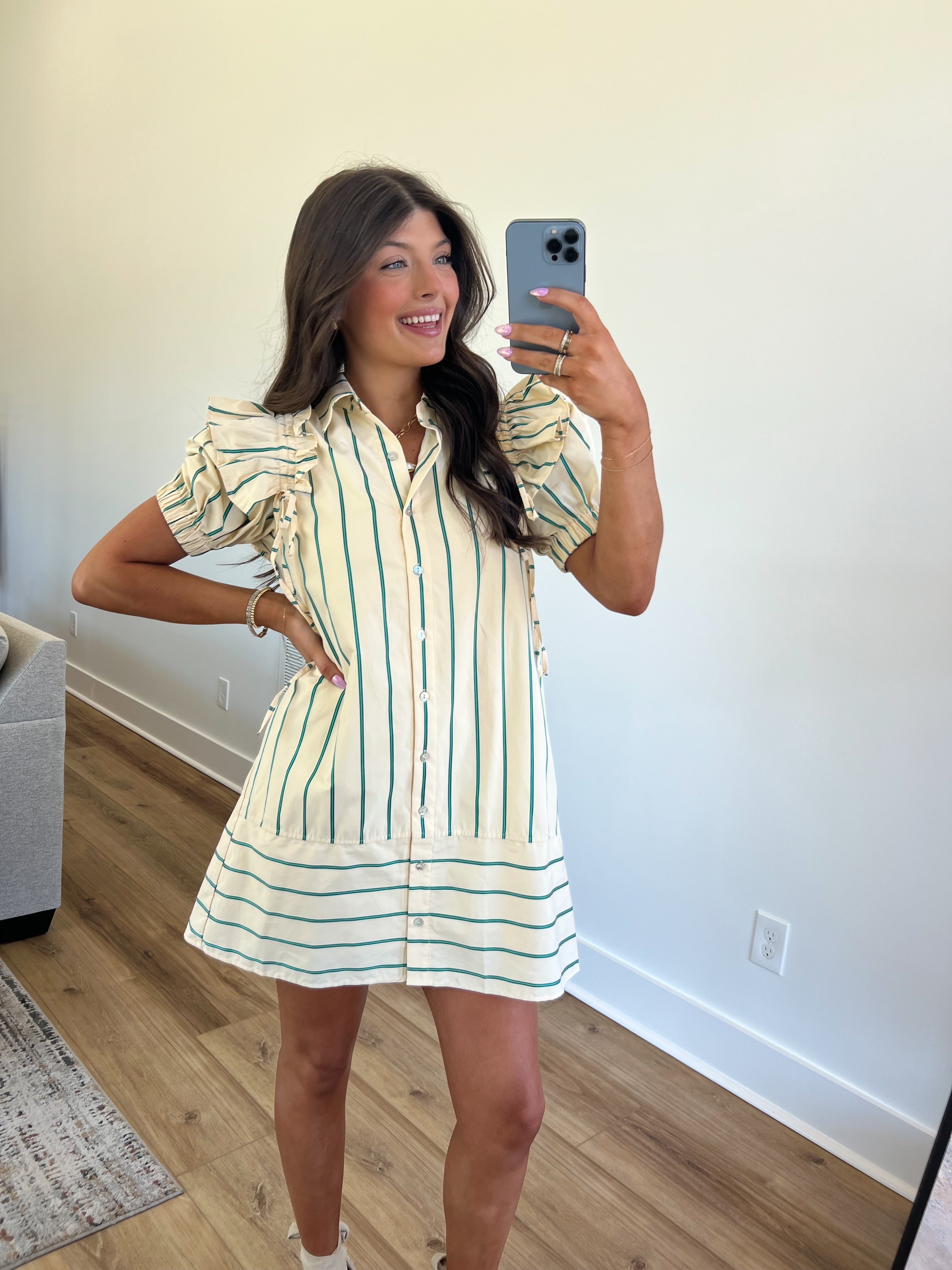 Ivy Stripe Mini Dress