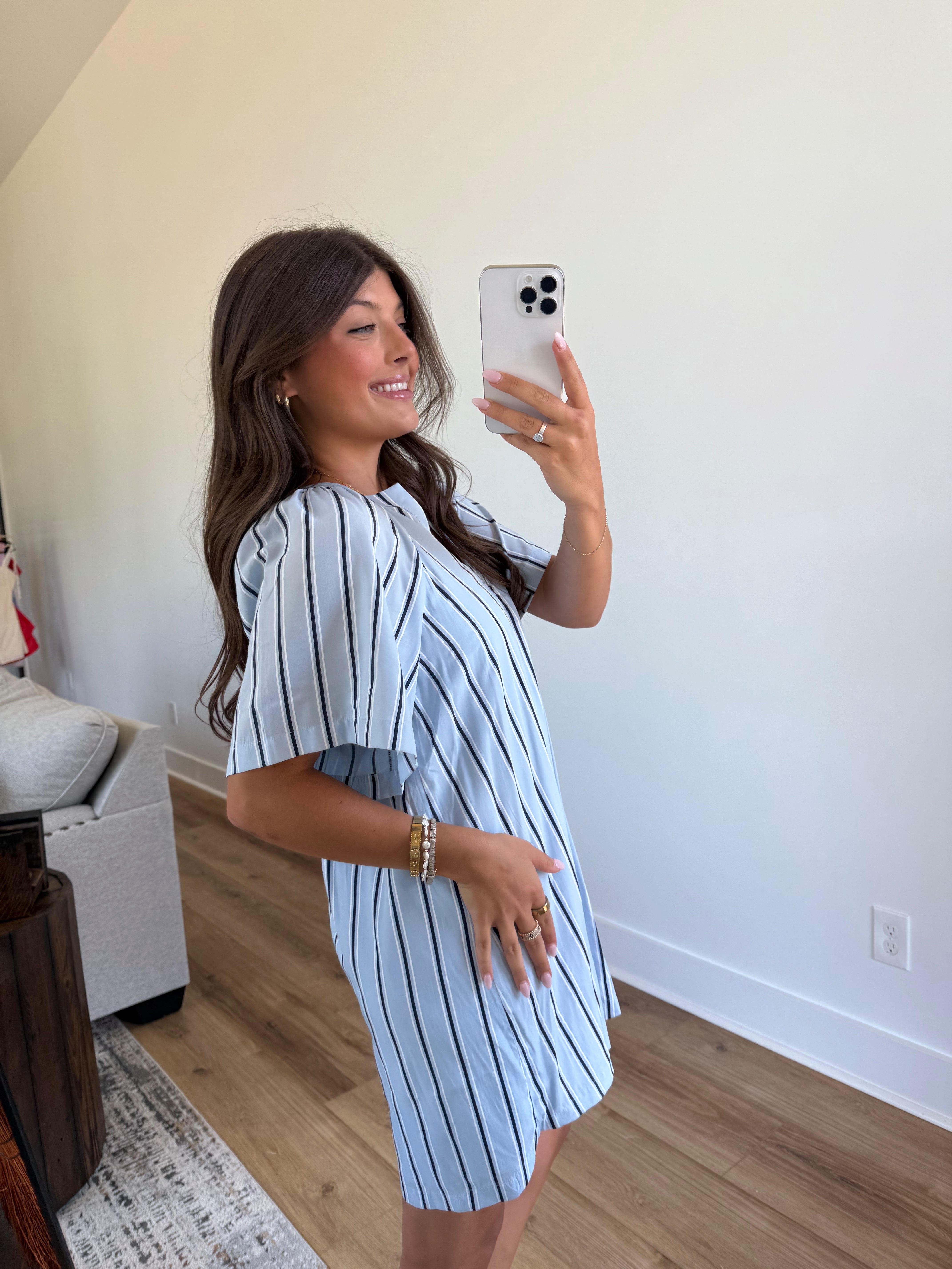 Blueberry Burst Mini Dress