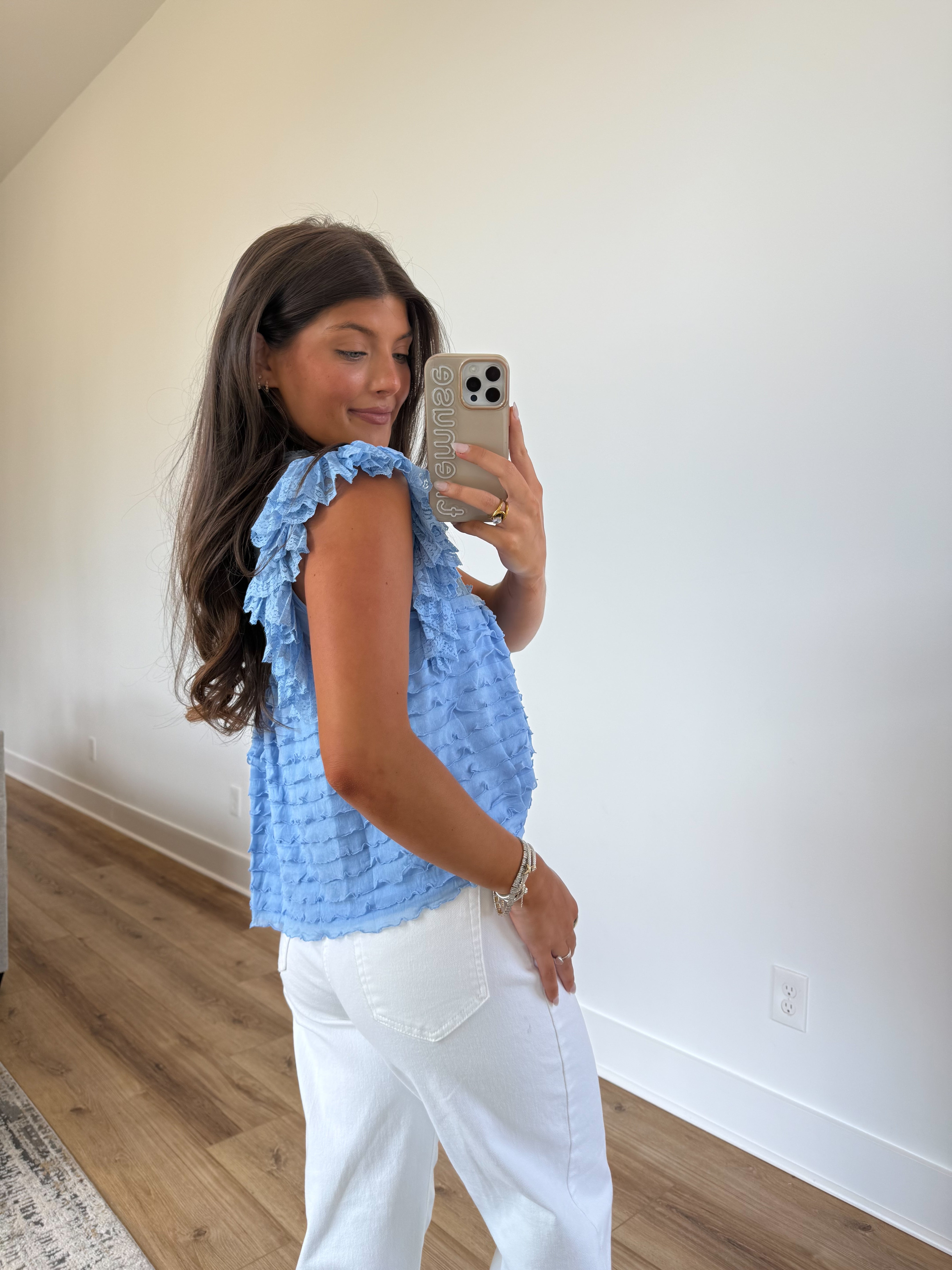 Bluebell Ruffle Top