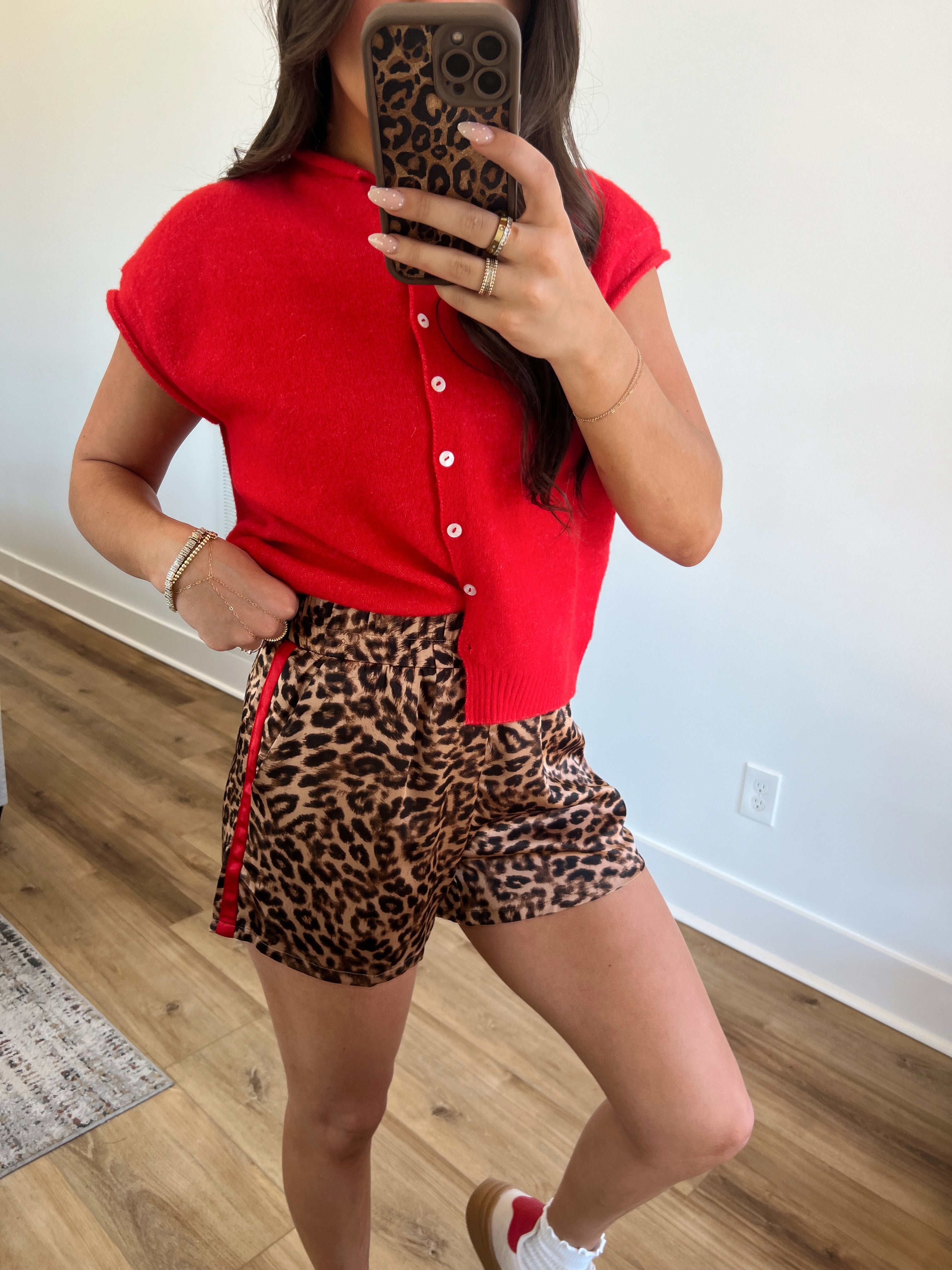 Cheetah On The Line Shorts