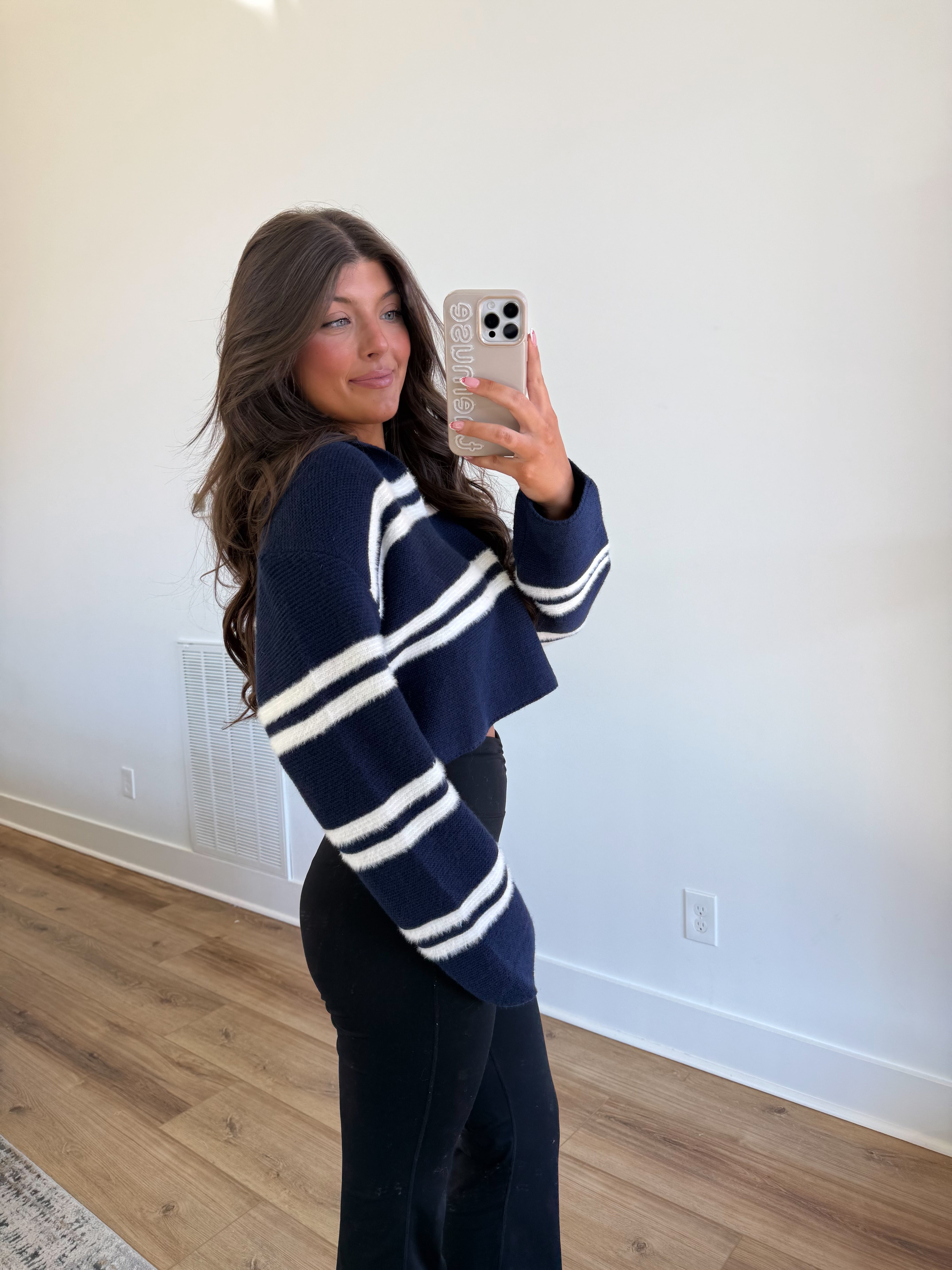 The Navy Stripe Sweater