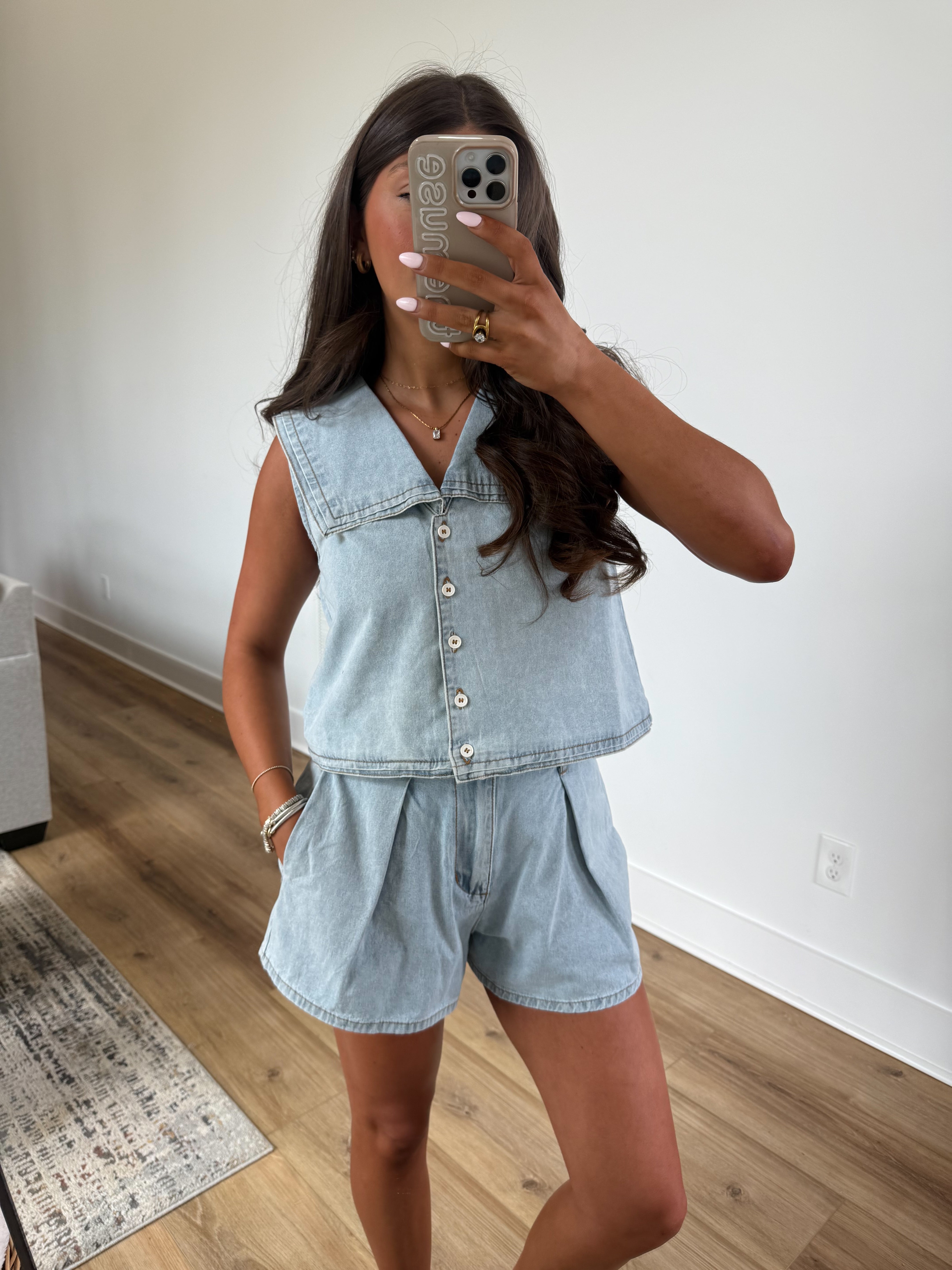 Denim Sailor Set