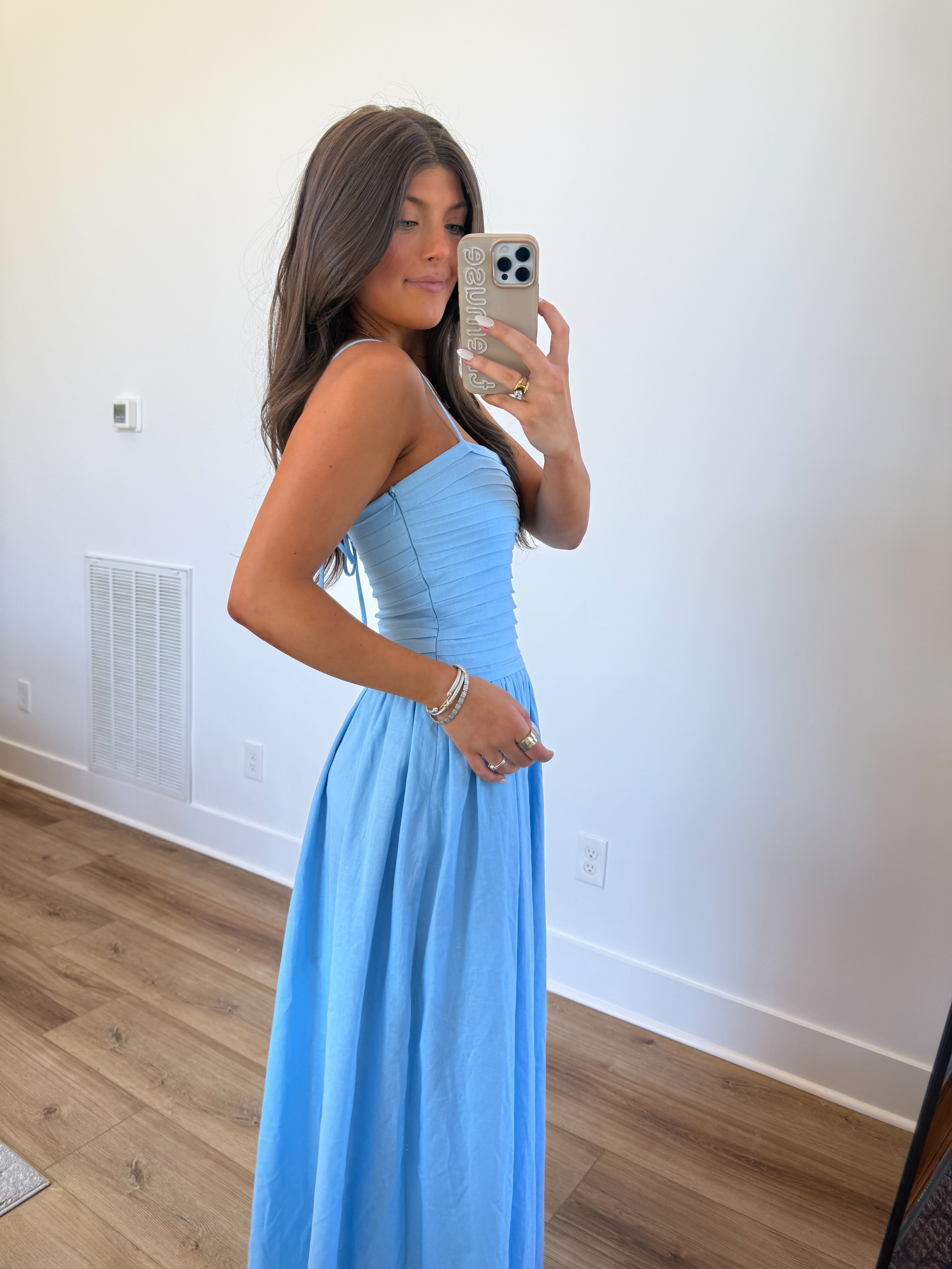 The Blueberry Linen Dress