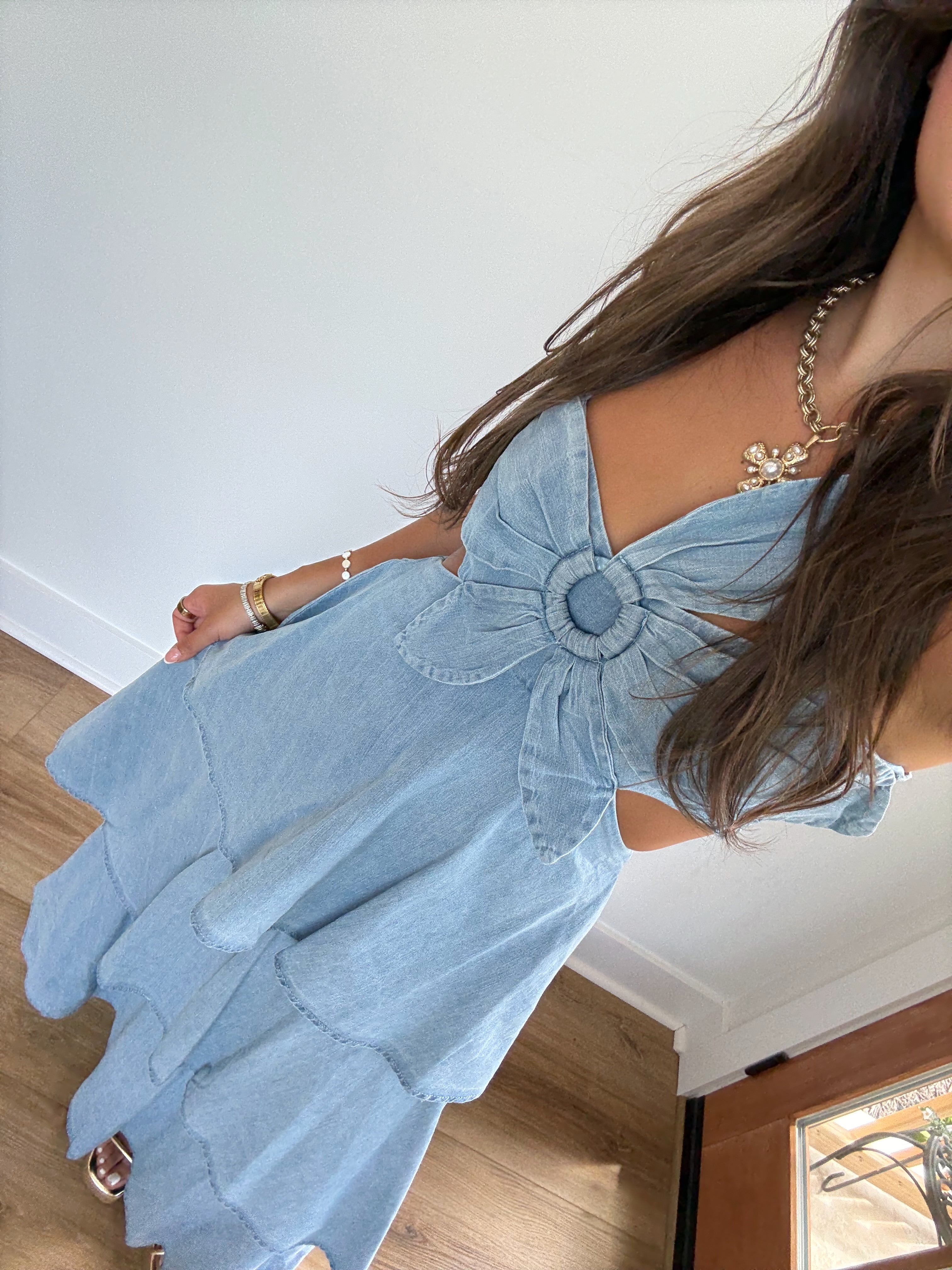 Denim Maui Maxi Dress