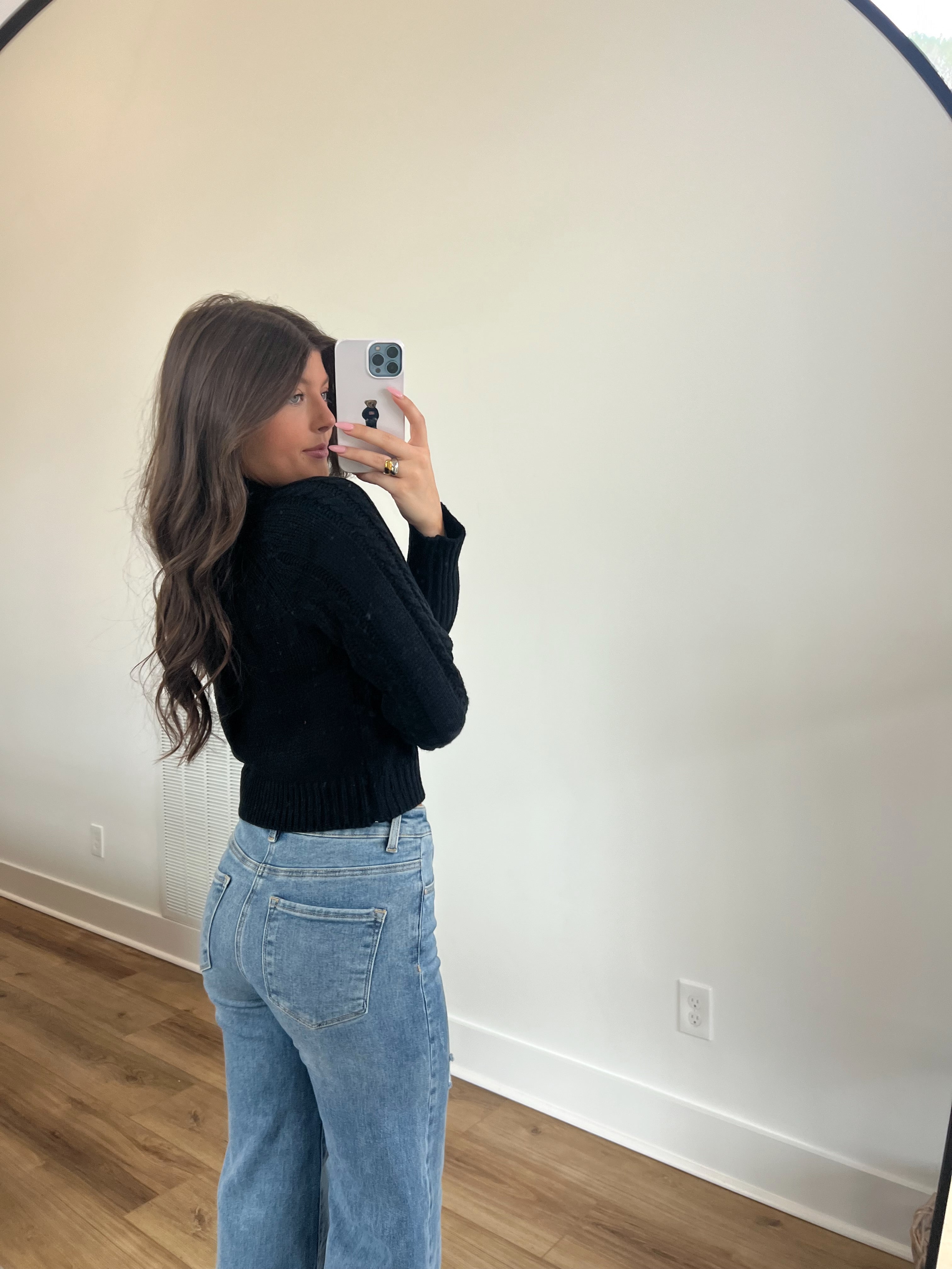 Black Sabrina Sweater