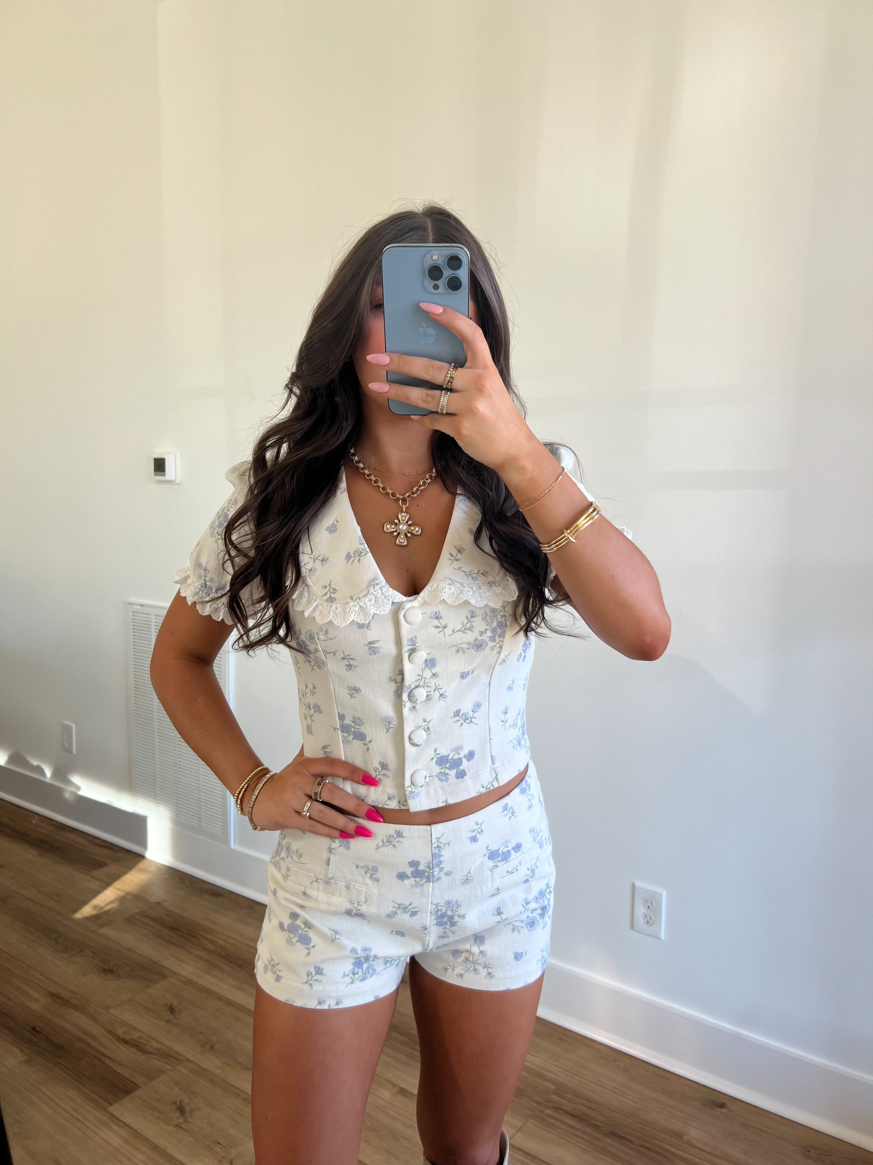 Lana Flower Shorts Set
