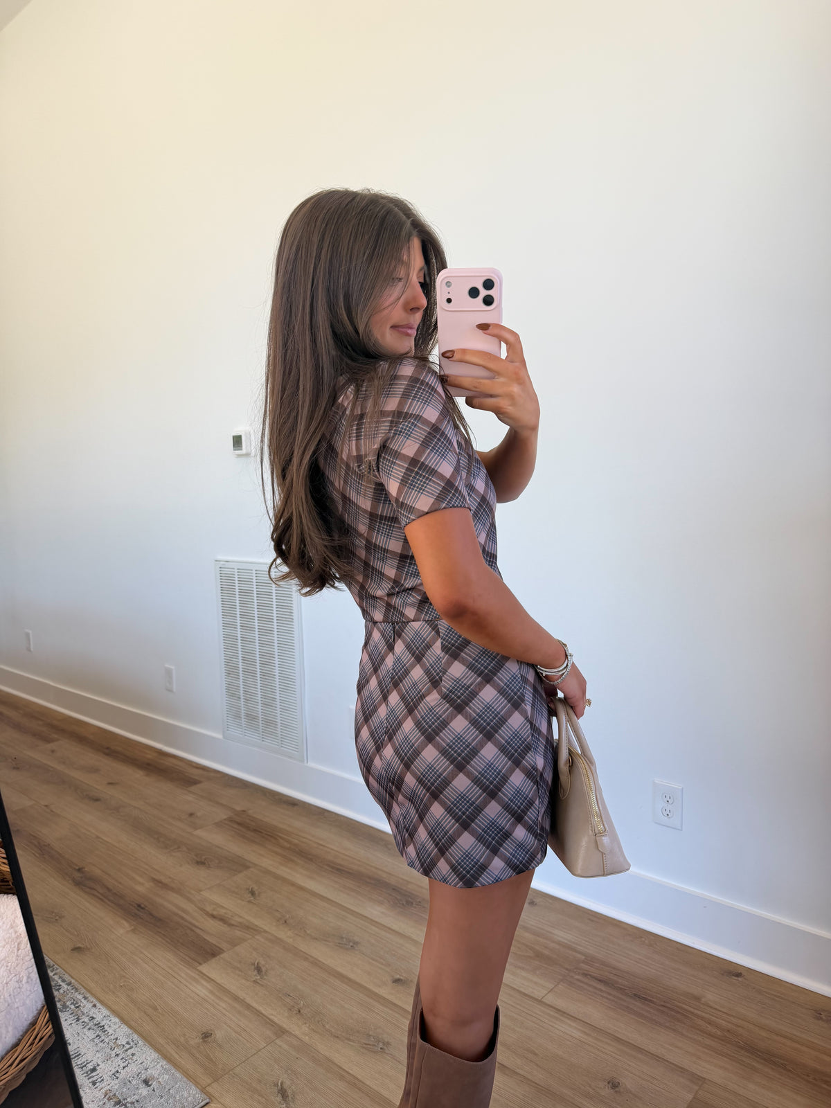 Adele Plaid Set