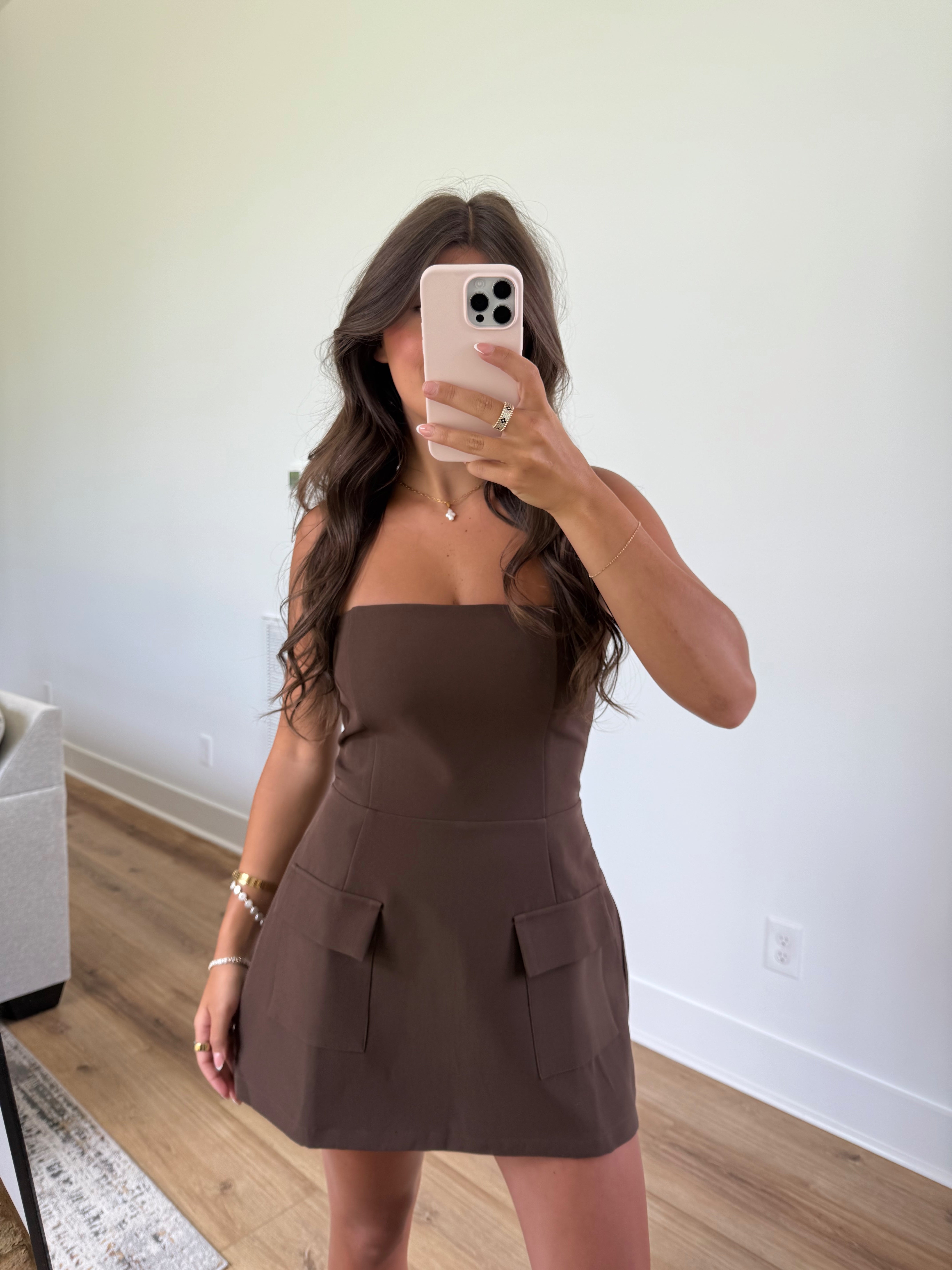The Muse Romper (Brown) (Restock)