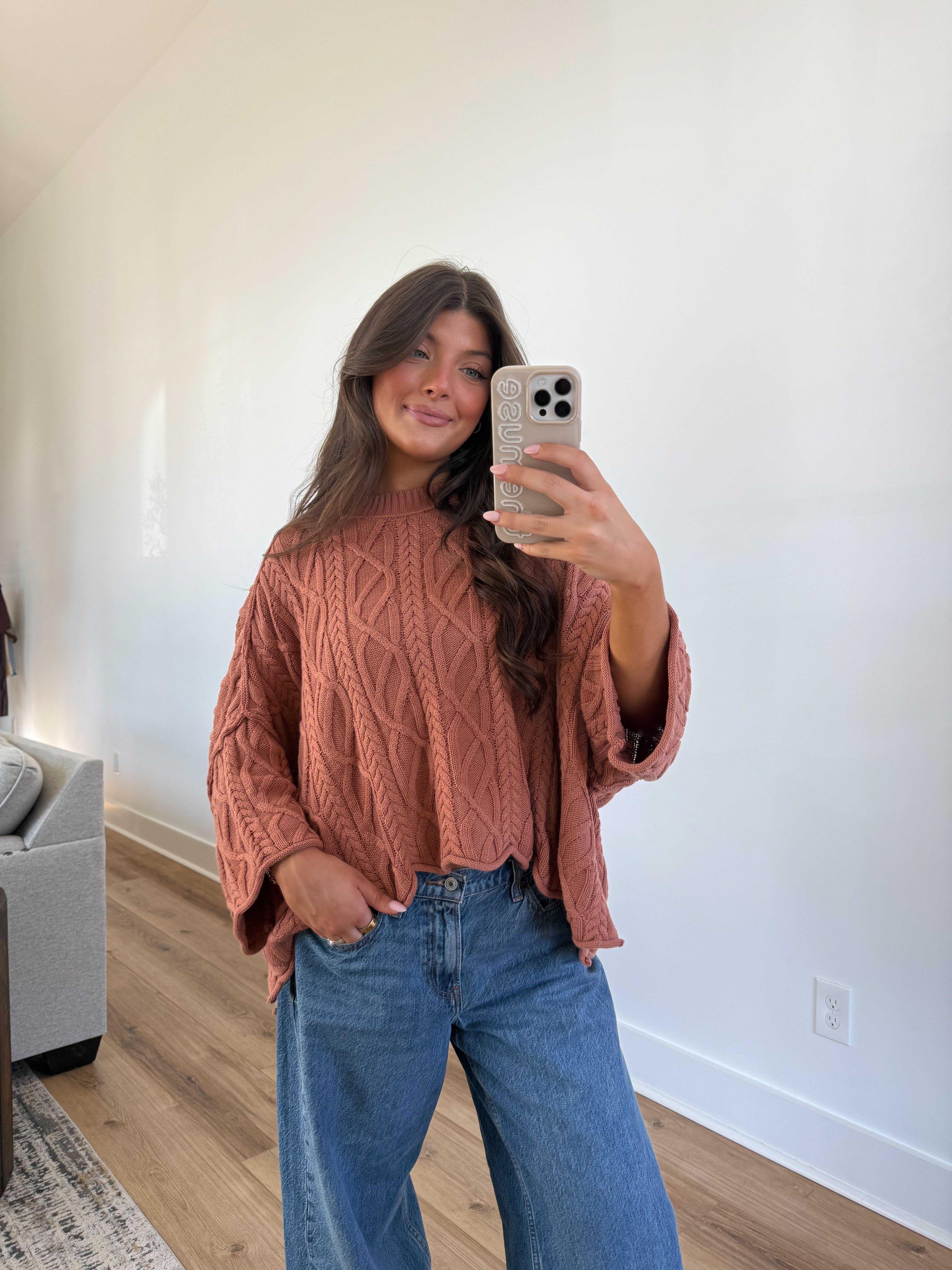 The Soft Scallop Sweater (Pumpkin)