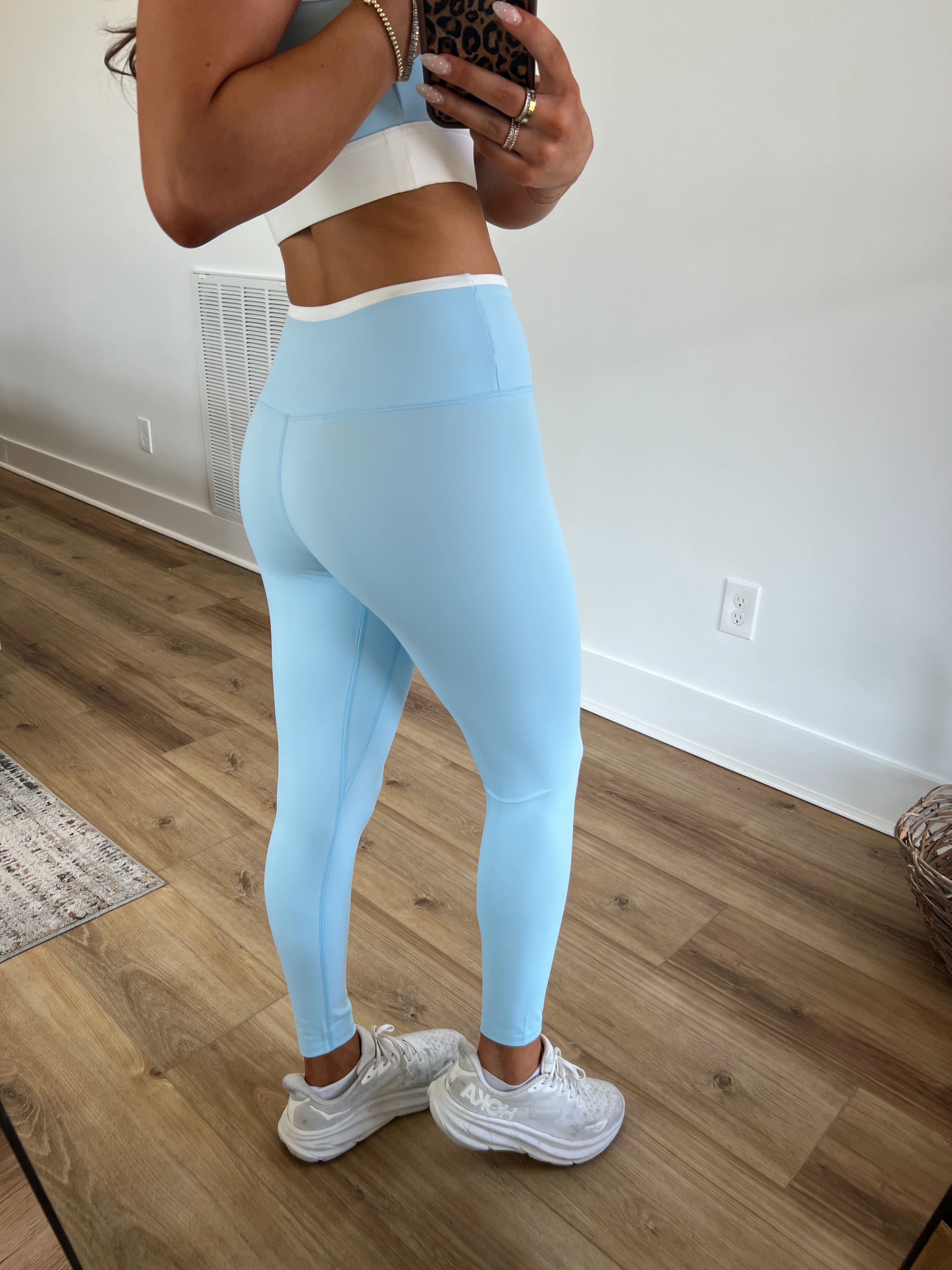 Blueberry Contrast Leggings