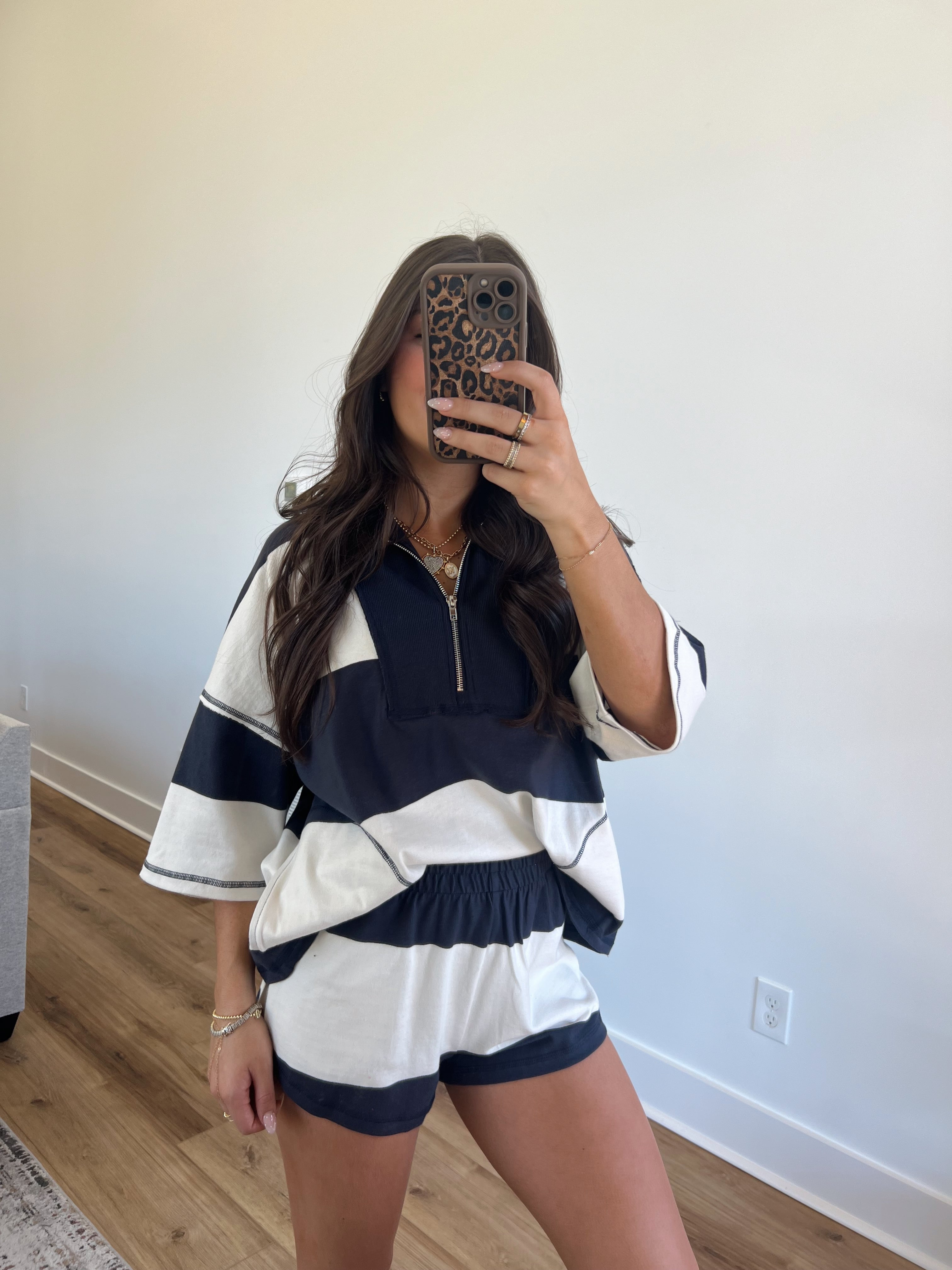 (Black) Booked and Busy Shorts Set (Restock)