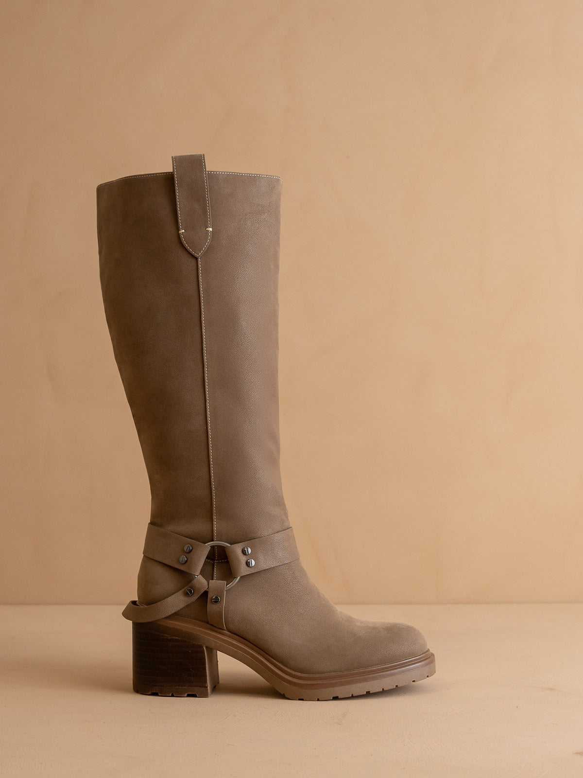Knee High Buckle Boots