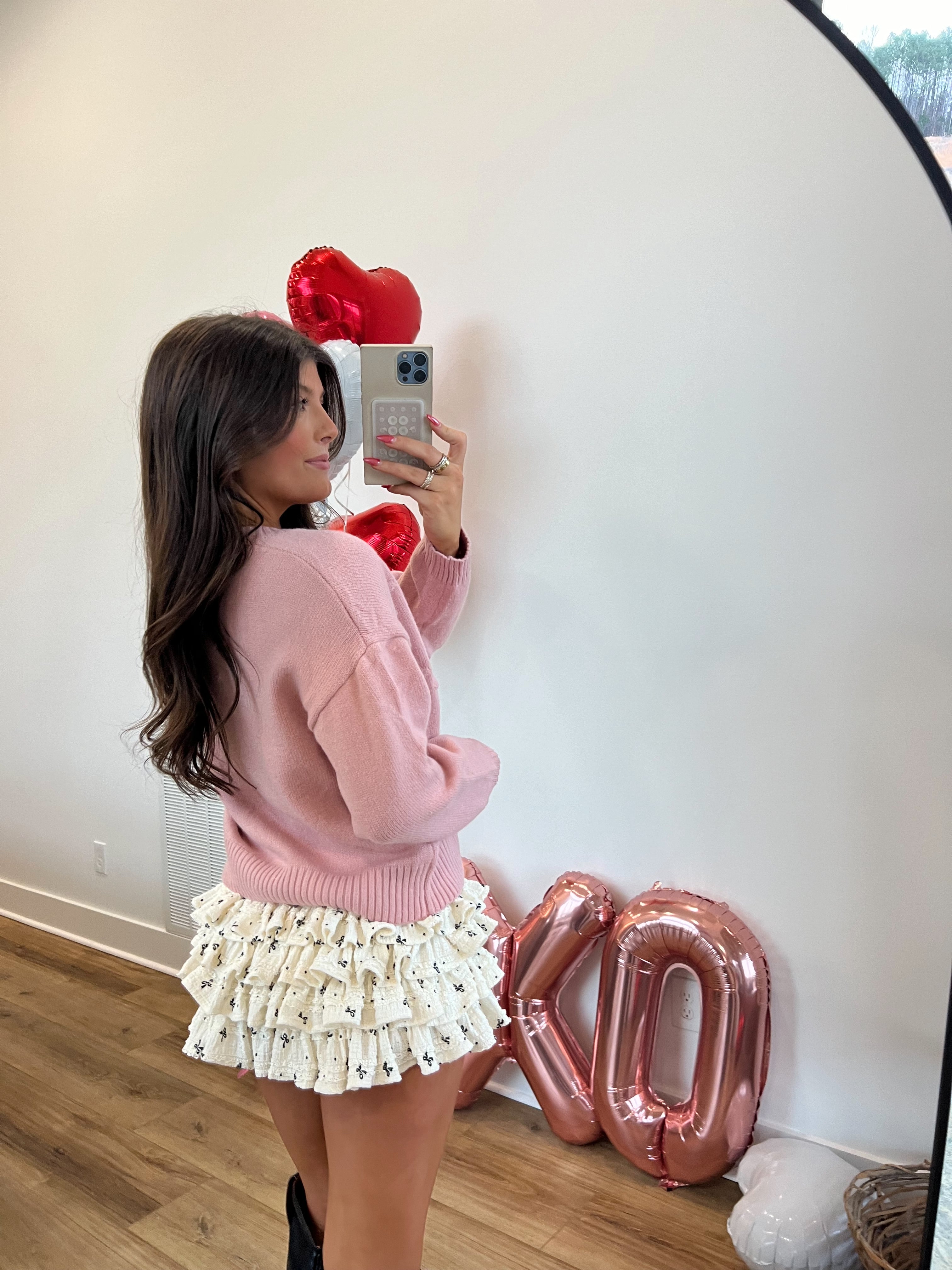 Sweetheart Baby Pink Cardigan