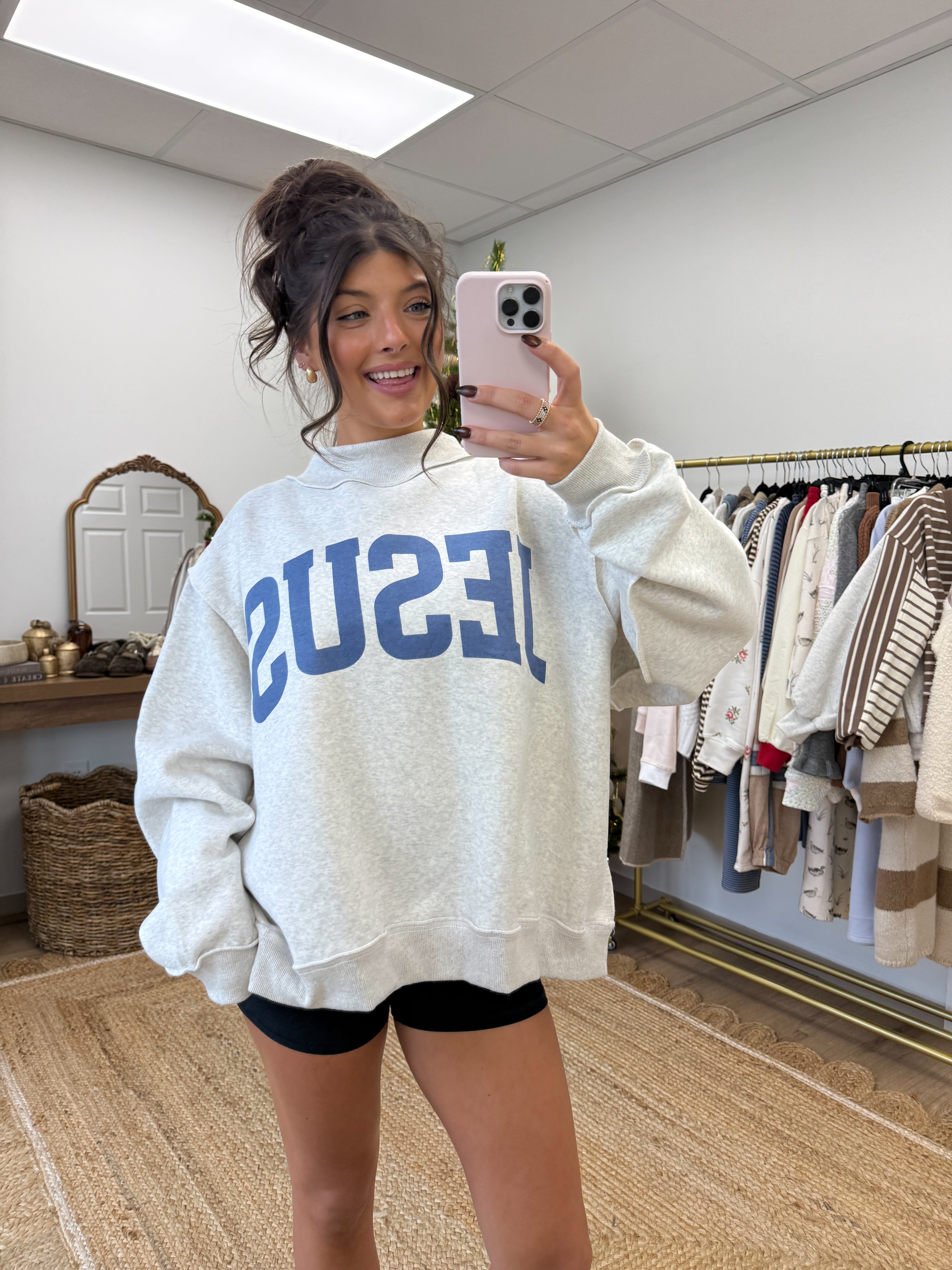 Jesus x God is Good Mockneck