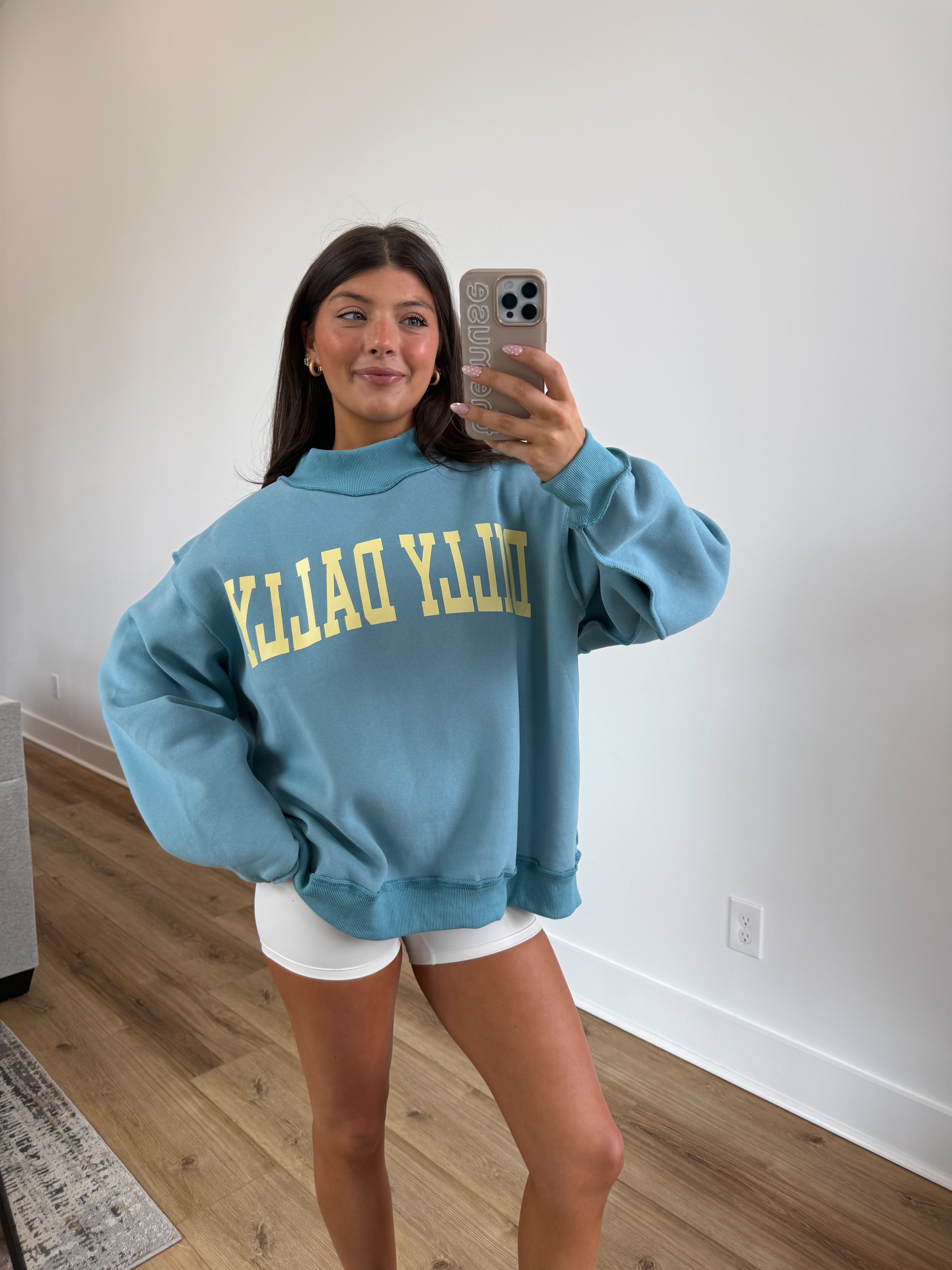 Dilly Dally Mockneck (Blue)
