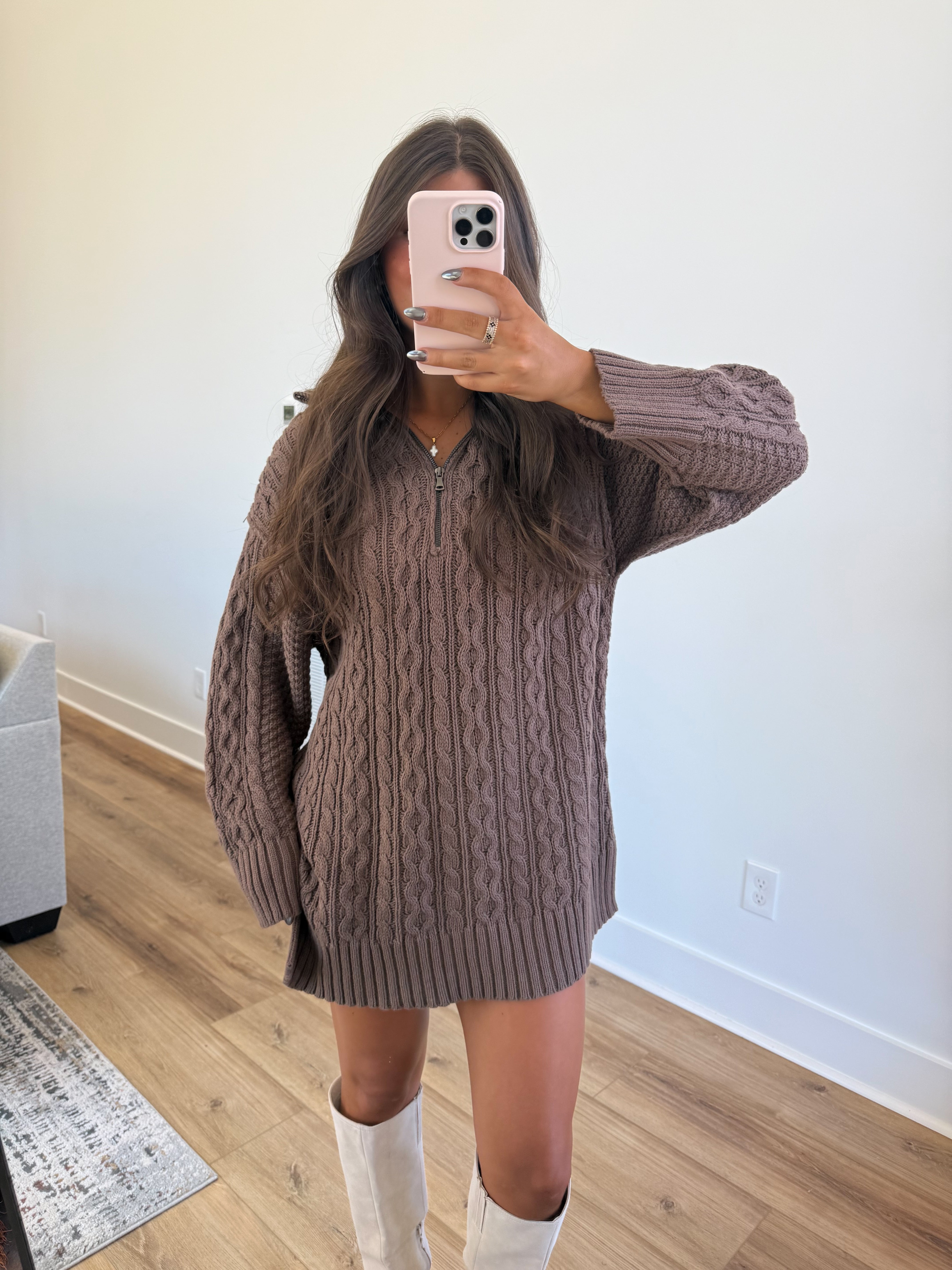 The Fall Morning Sweater Dress