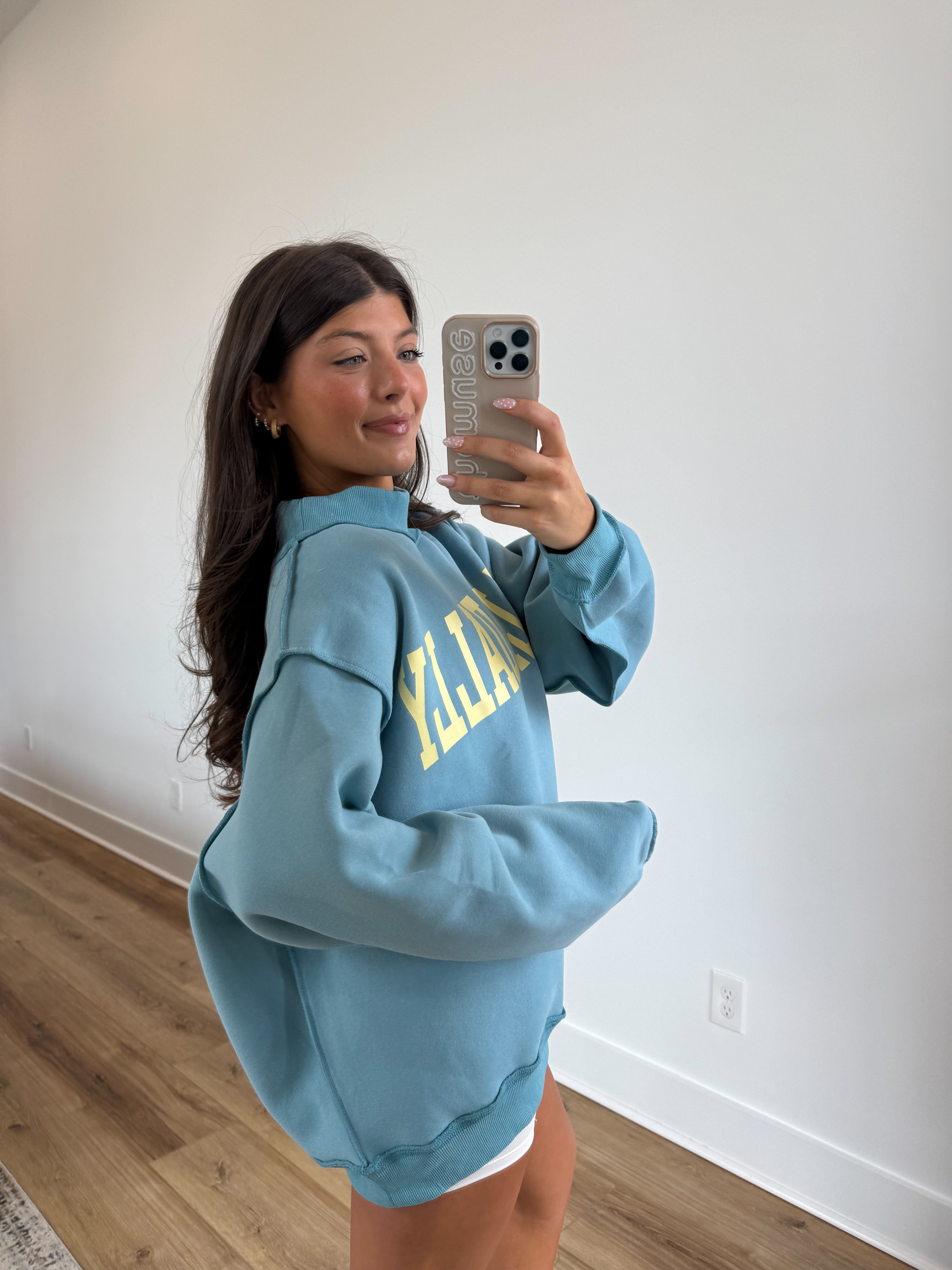Dilly Dally Mockneck (Blue)