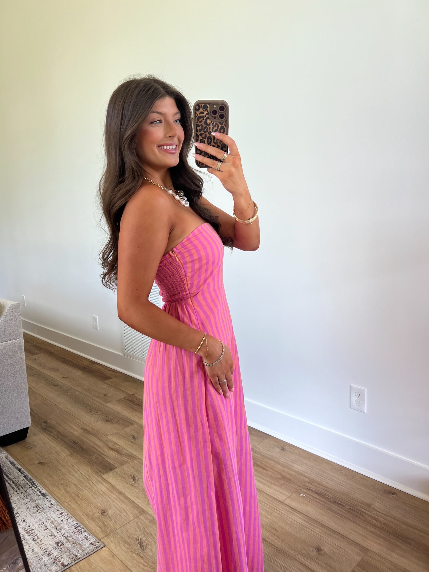 Sunrise Strip Maxi Dress