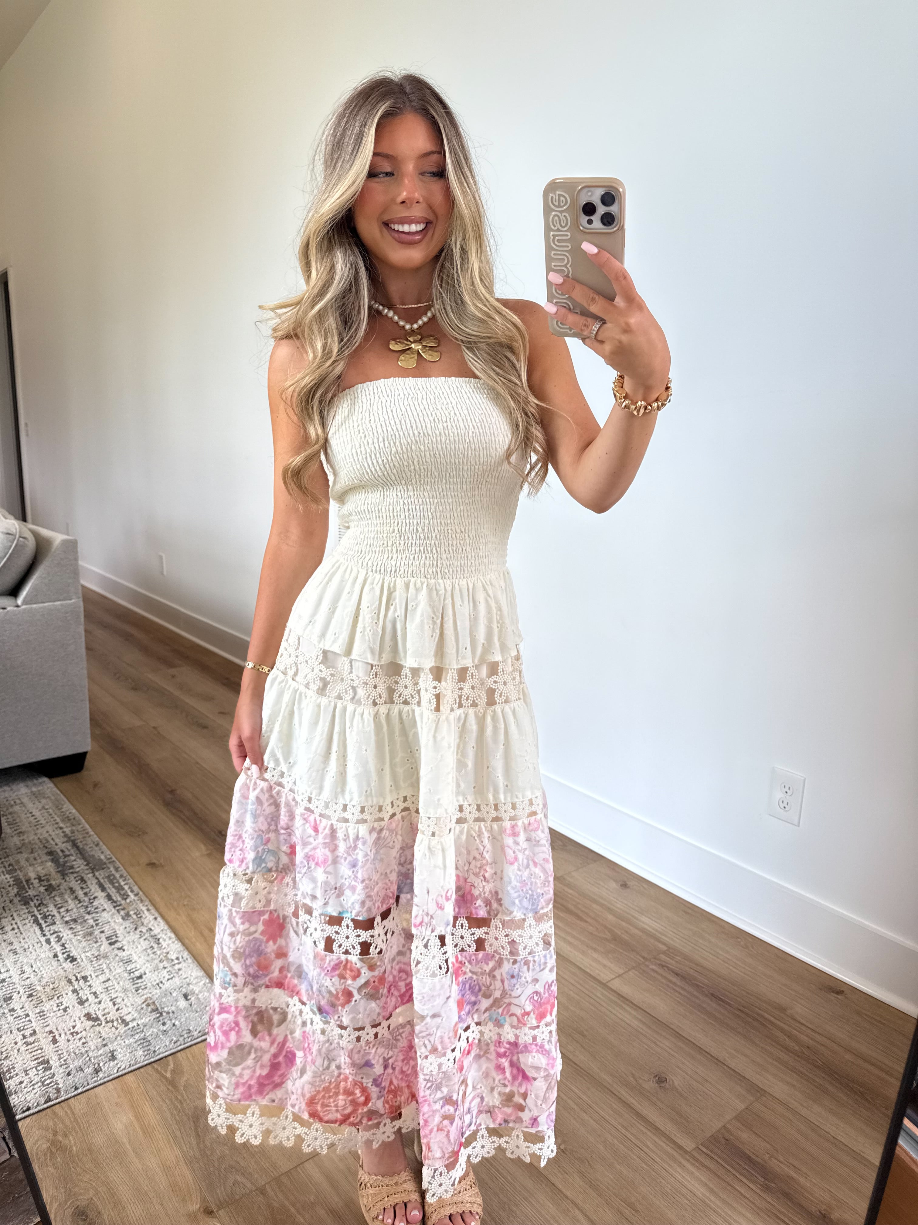 Lace Soirée Dress (Island Time)
