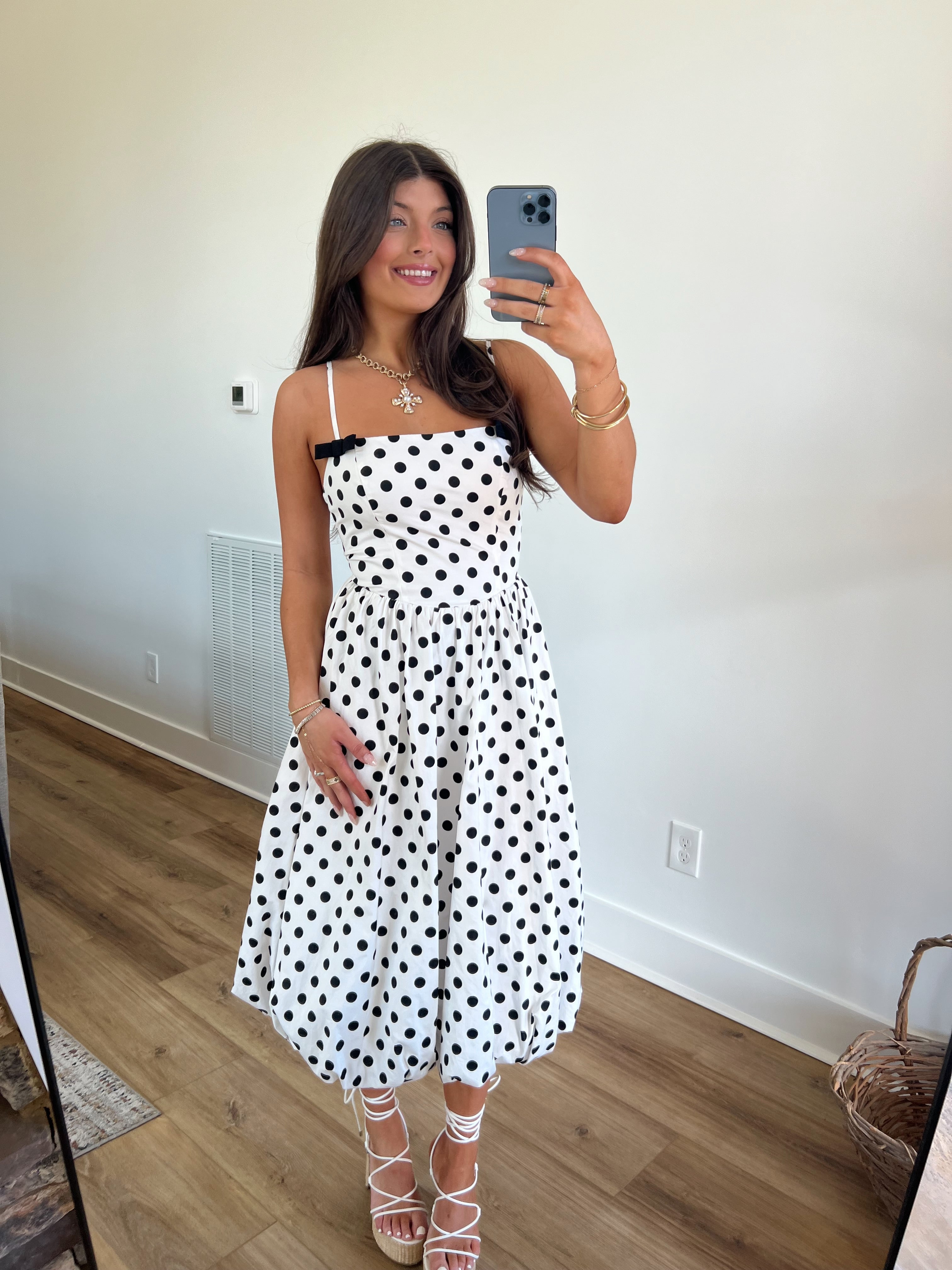Chateau Bow Midi Dress