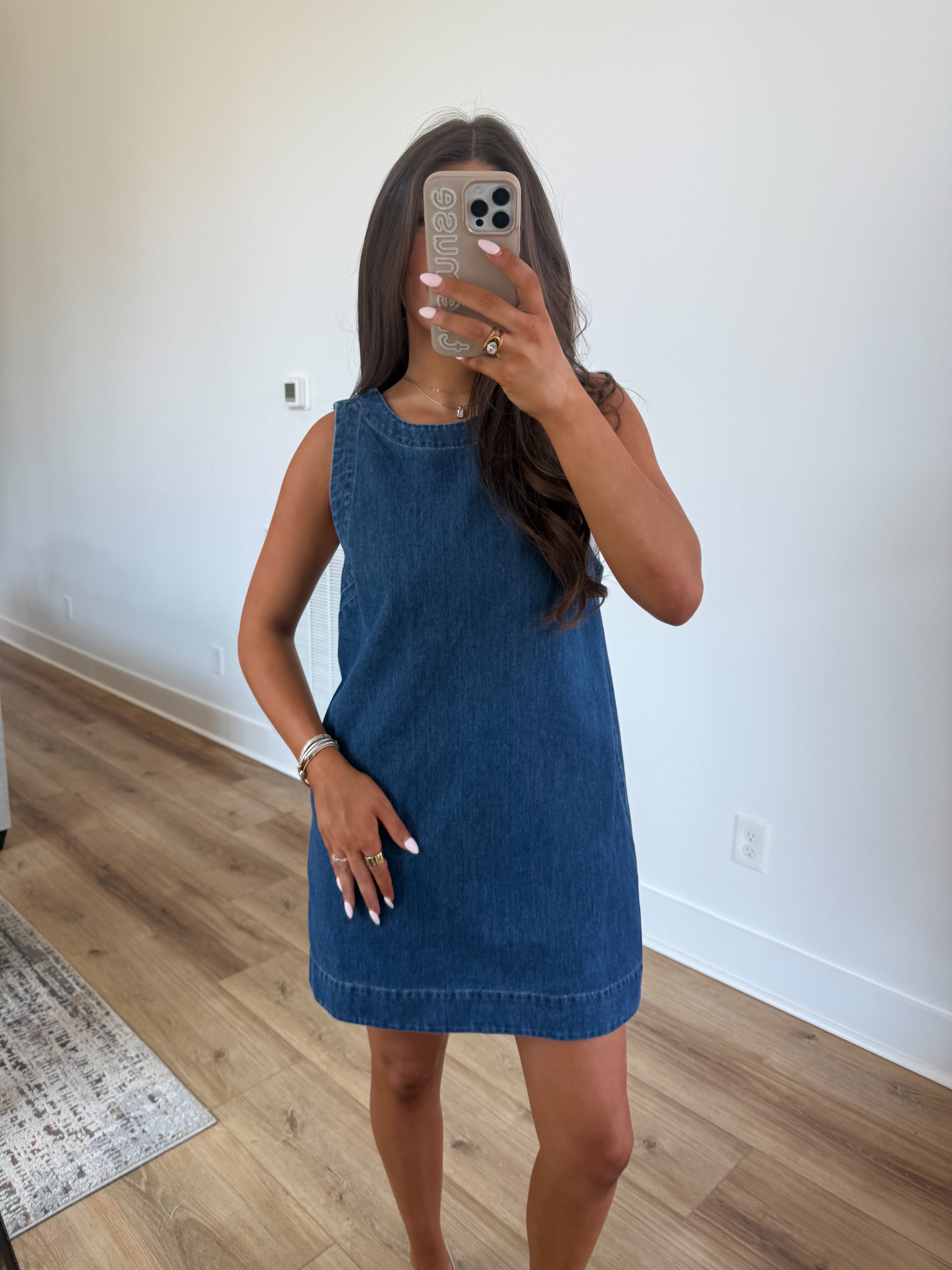 Denim Shift Dress