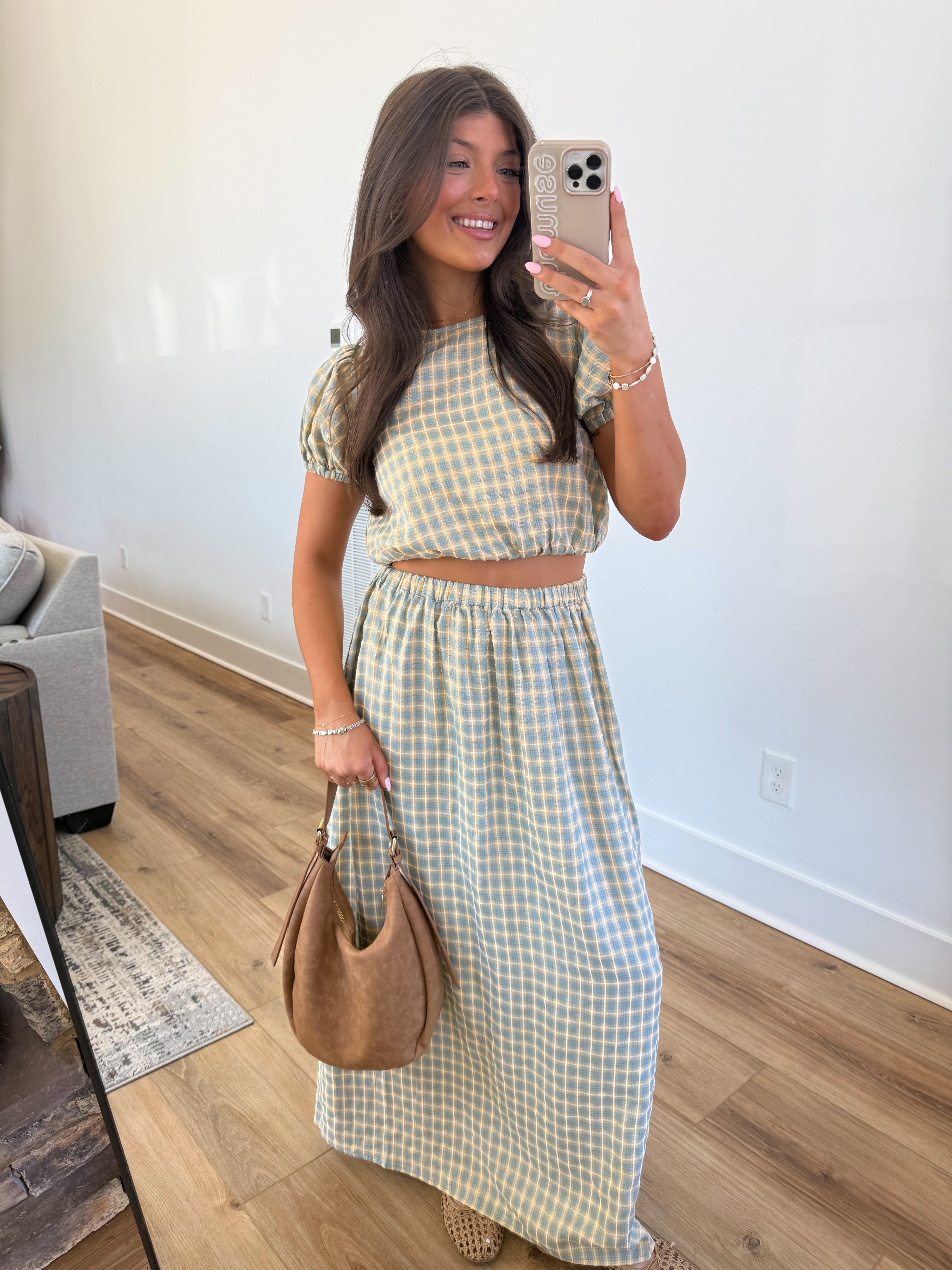 The Butter & Blue Skirt Set (Restock)