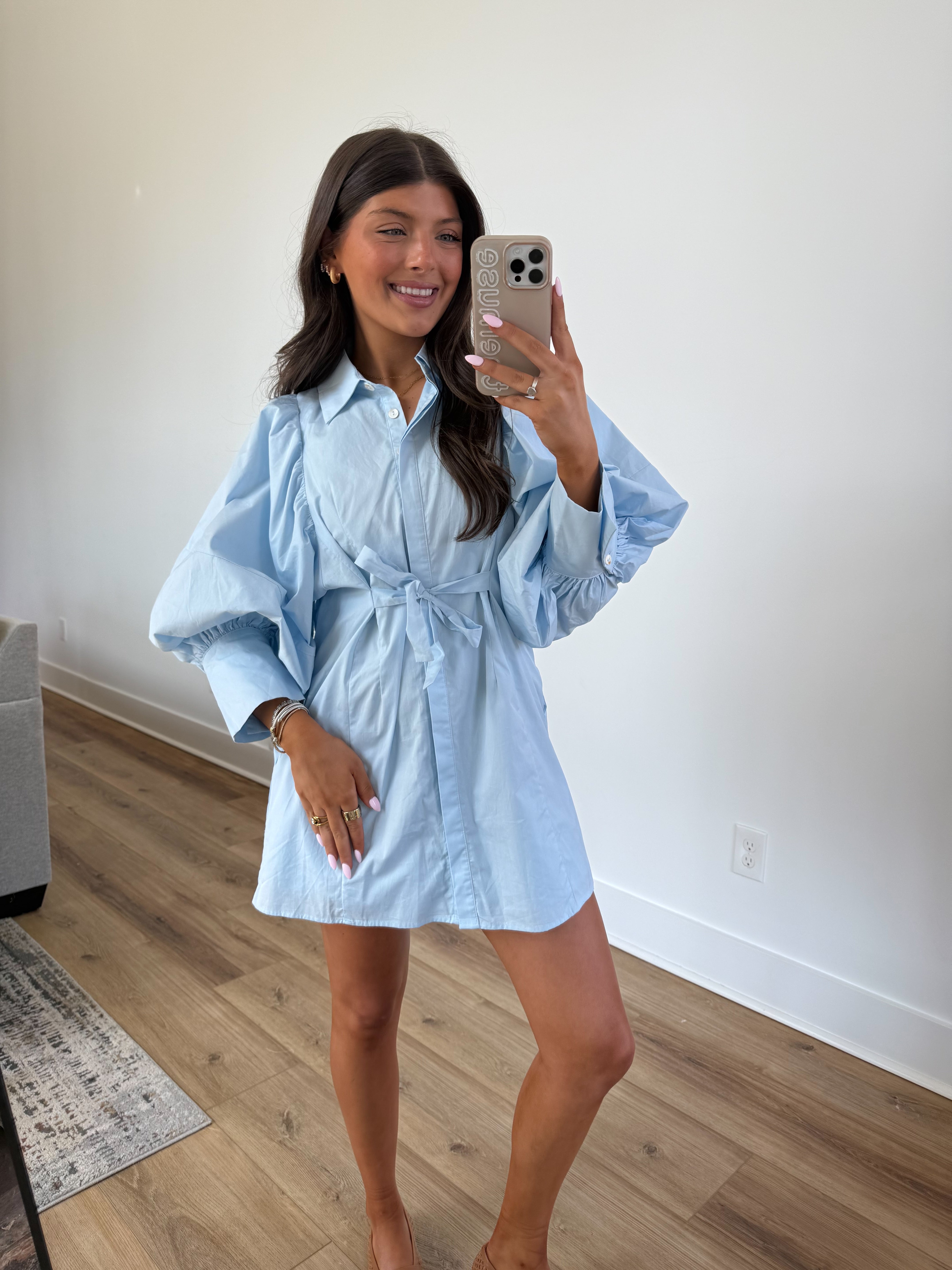 Sunday Morning Dress (Sky Blue)