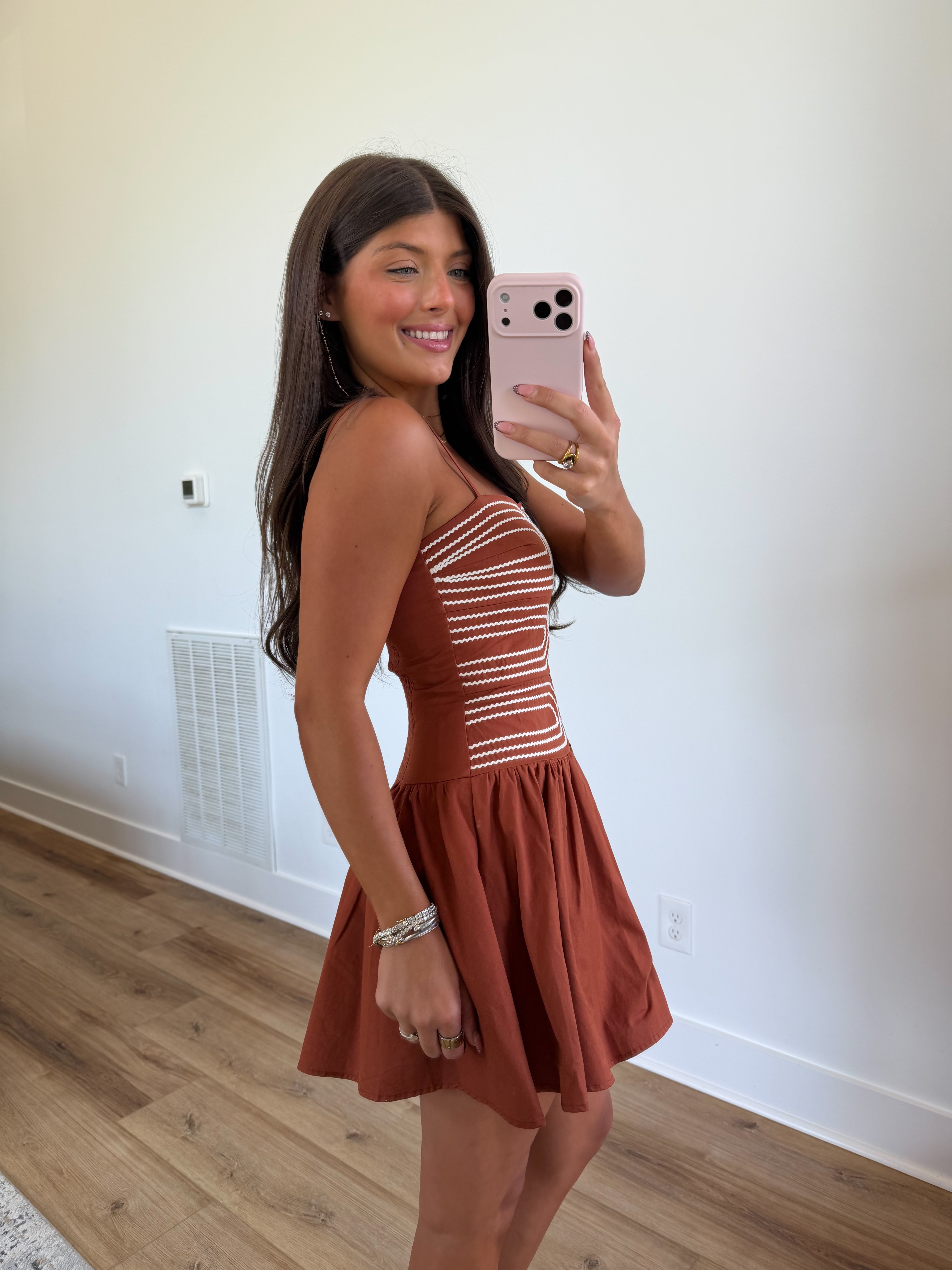 Pippa Mini Dress (Pumpkin Spice)