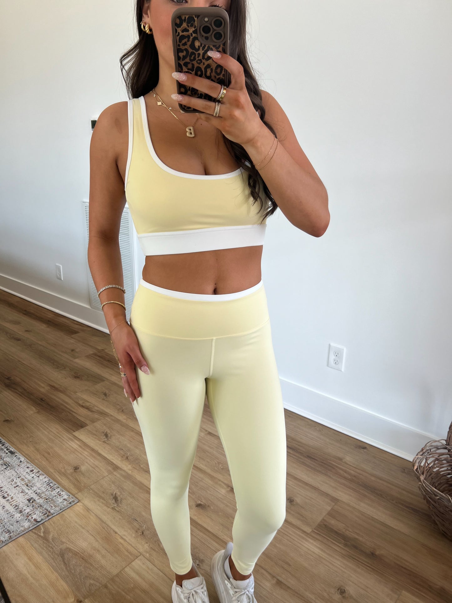 Lemon Contrast Bra