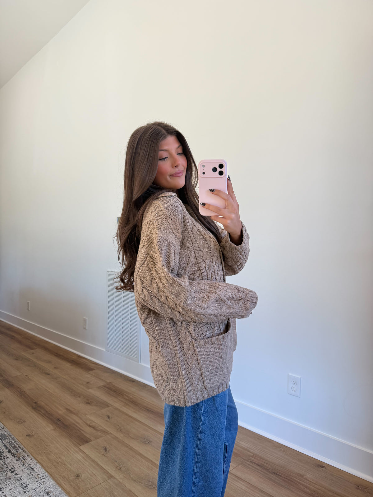 Brown Sugar Cable Cardigan