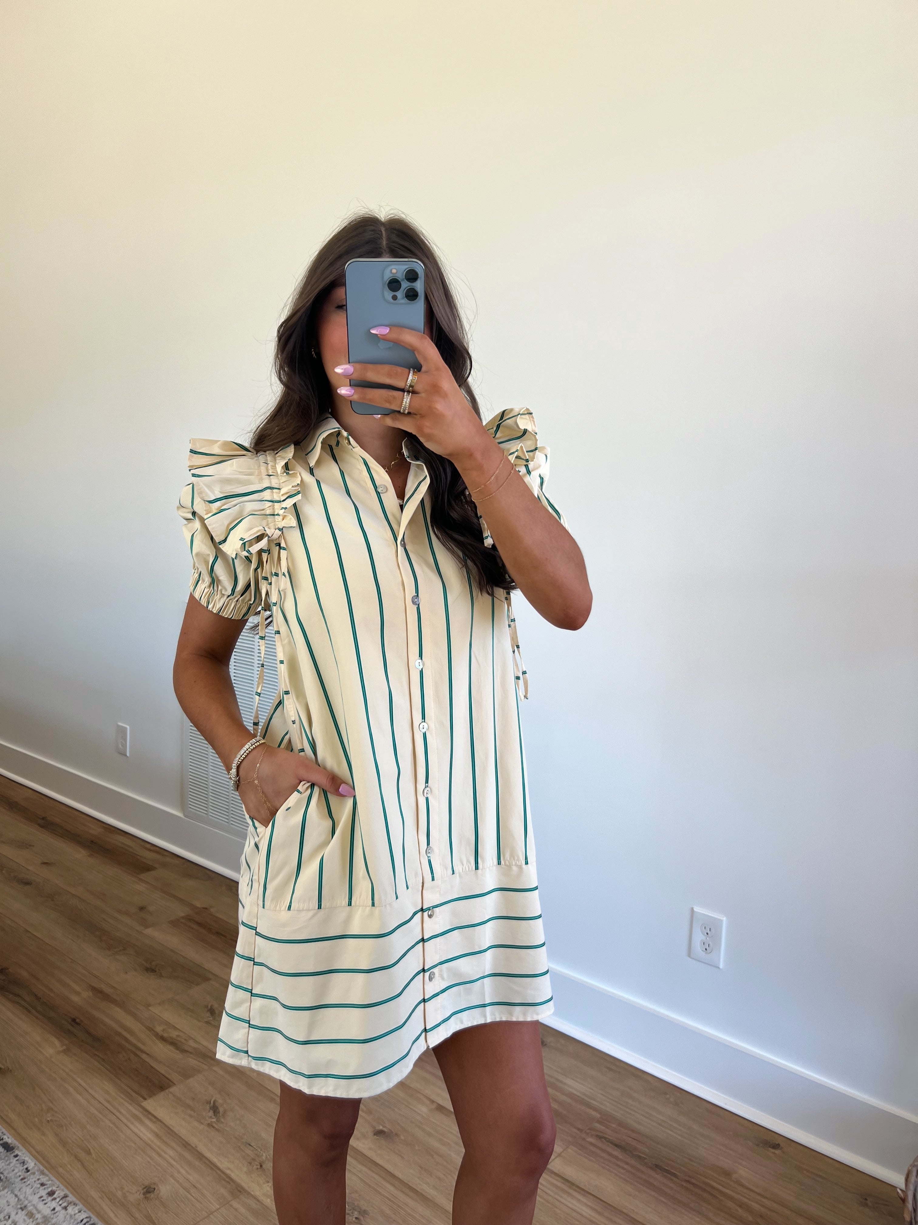 Ivy Stripe Mini Dress