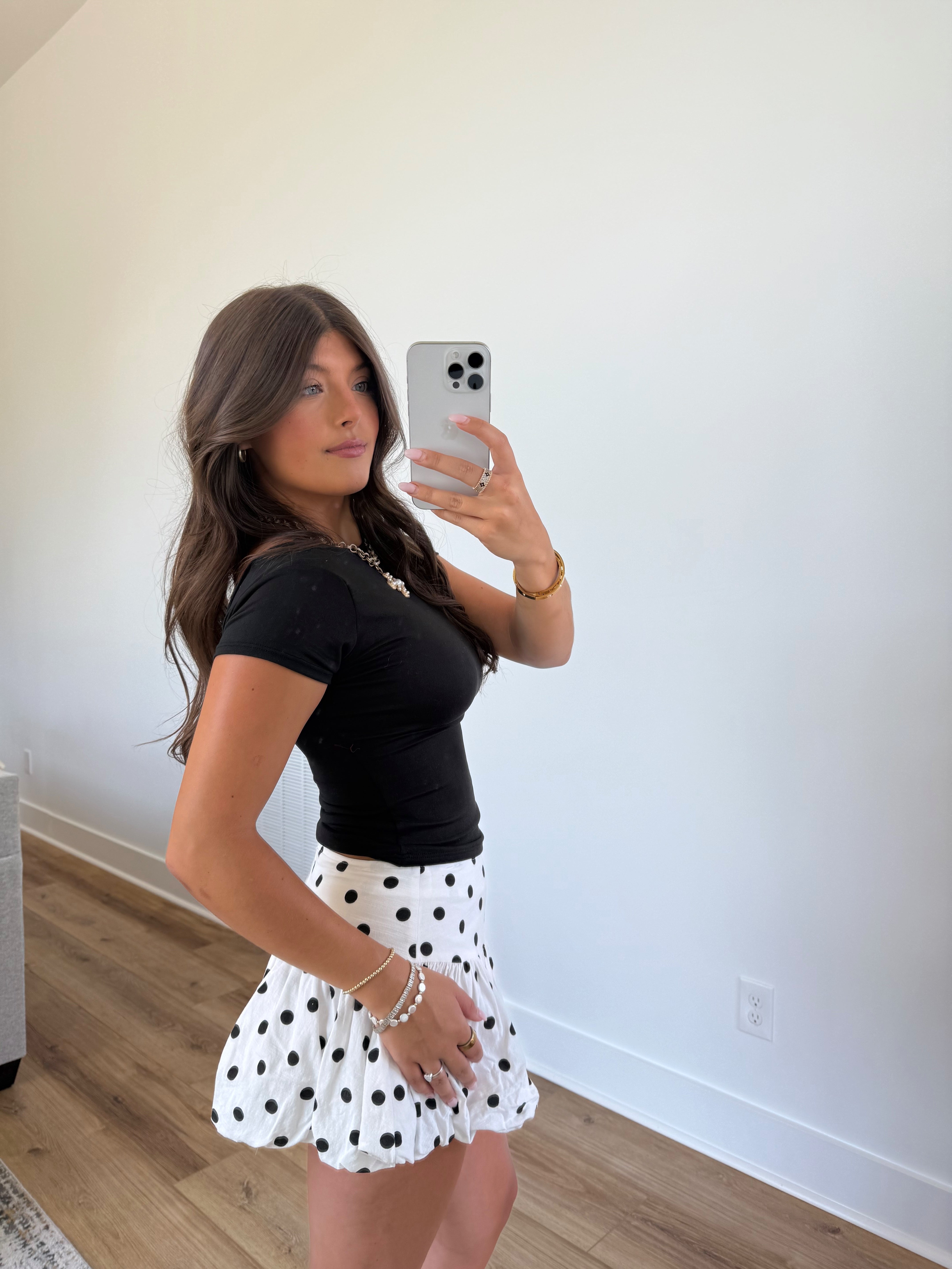 Black Open Back Top